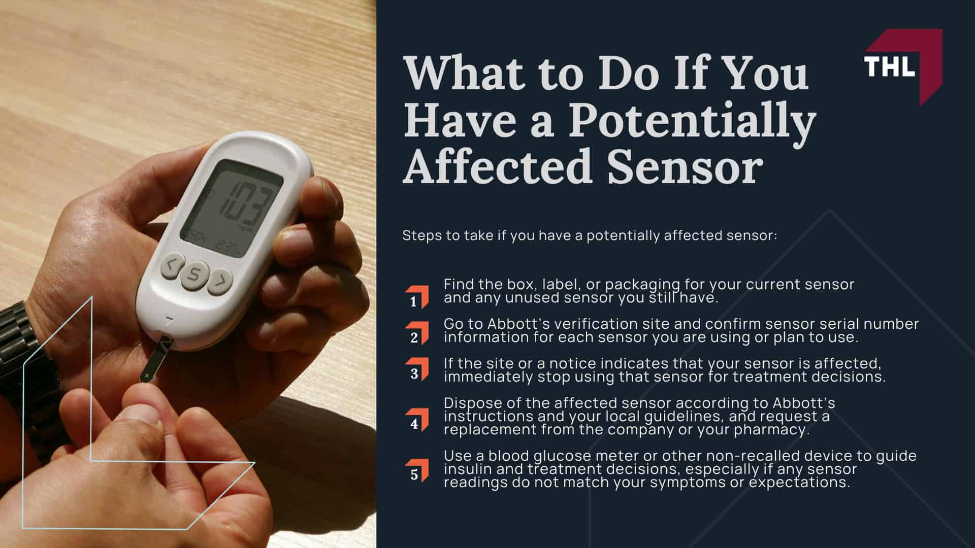 Abbott FreeStyle Libre 3 Recall; How the FreeStyle Libre 3 and Libre 3 Plus Sensors Work; Overview of the Abbott FreeStyle Libre 3 Recall; Affected FreeStyle Libre 3 Sensors and Models; Safety Risks Linked to Defective Libre 3 Sensors; Long-Term Health Complications and Wrongful Death Risks; What to Do If You Have a Potentially Affected Sensor