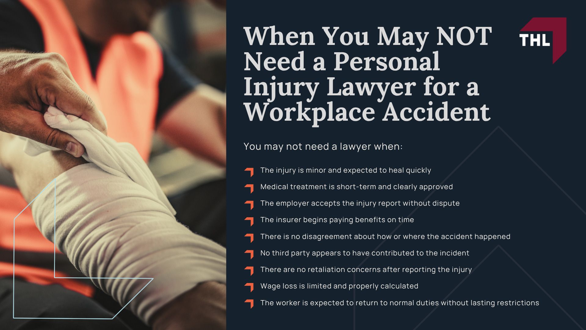 When You Might Need a Workplace Injury Lawyer; The Role of a Workplace Injury Lawyer; Signs You Should Contact a Lawyer Immediately; When You May NOT Need a Personal Injury Lawyer for a Workplace Accident