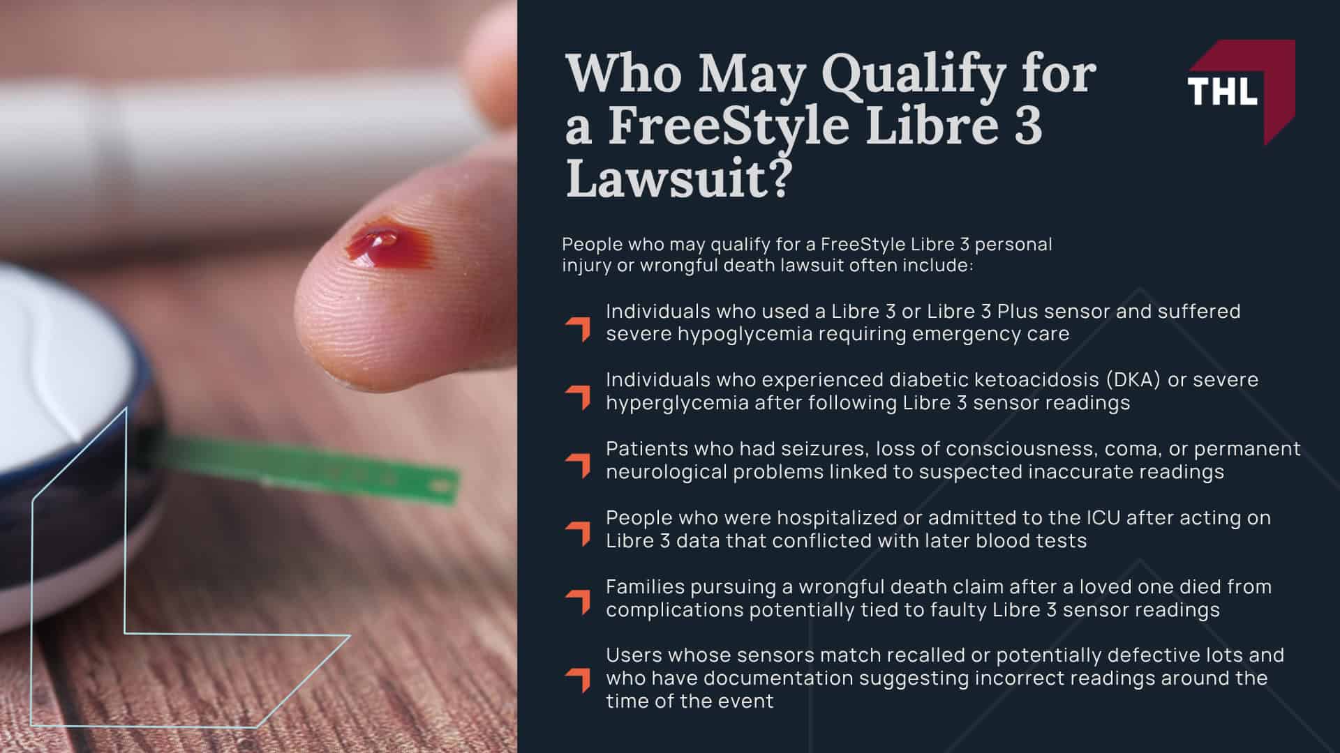 What Is the FreeStyle Libre 3 Continuous Glucose Monitor; How the FreeStyle Libre 3 and Libre 3 Plus Systems Work; Who Uses FreeStyle Libre 3 Devices; Devices, Model Numbers, and Lot Codes Included in the Recall; FreeStyle Libre 3 Recall_ Key Facts; Who May Qualify for a FreeStyle Libre 3 Lawsuit