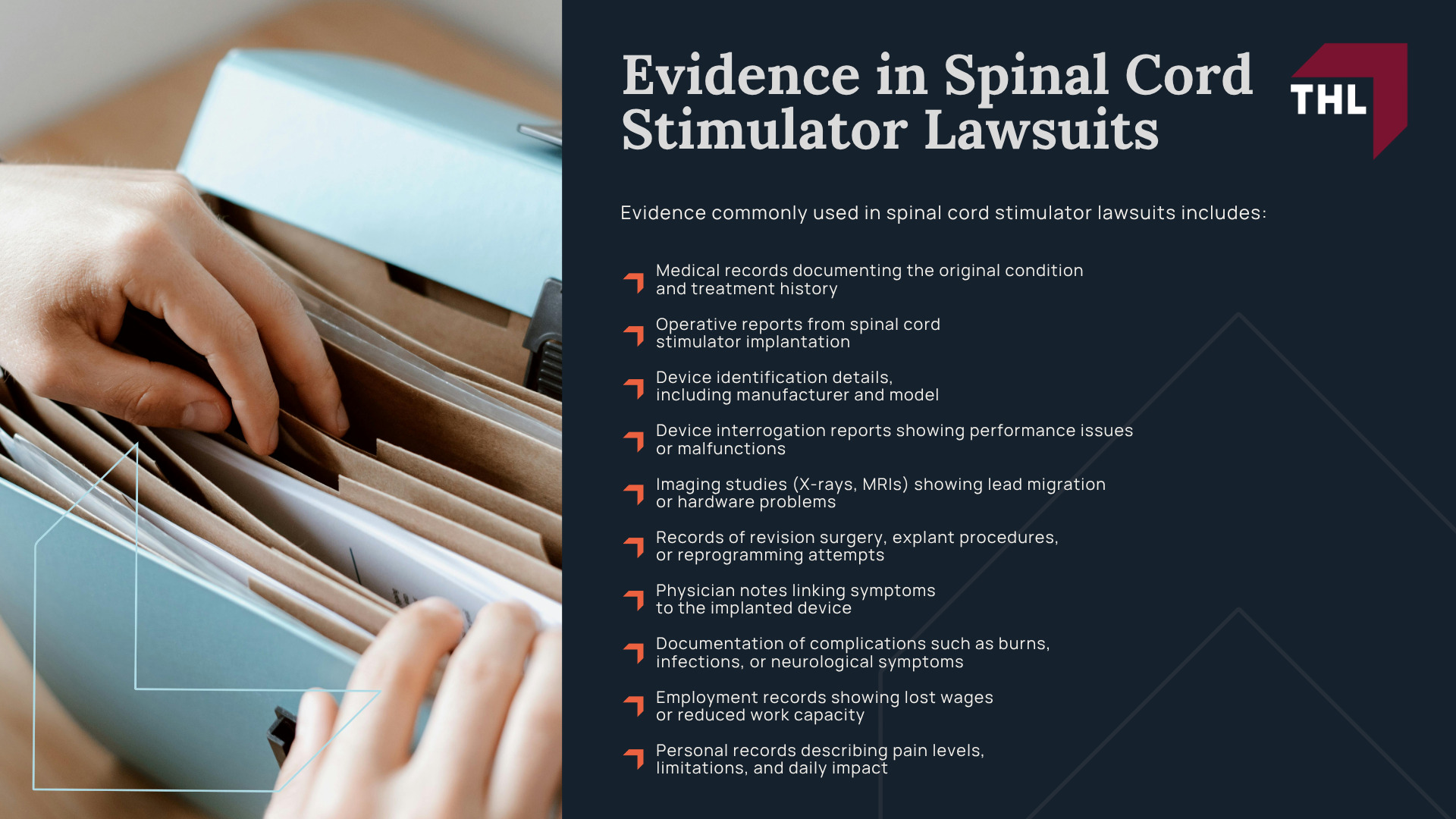 Spinal Cord Stimulator Lawsuit Overview; Spinal Cord Stimulator Lawsuit Overview (2); What Are Spinal Cord Stimulator Lawsuits Based On; Spinal Cord Stimulator Complications and Injuries; What Companies Are Named in Spinal Cord Stimulator Lawsuits; Do You Qualify for a Spinal Cord Stimulator Lawsuit; Evidence in Spinal Cord Stimulator Lawsuits