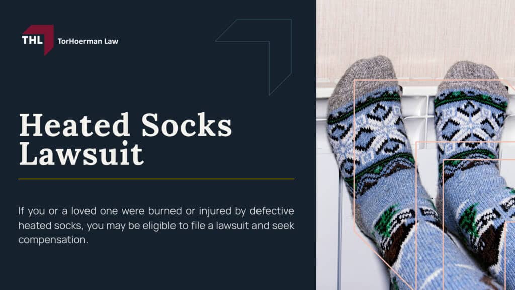 Heated Socks Lawsuit; Why Heated Socks Can Become Especially Dangerous Inside Shoes and Boots; Why Heated Socks Can Become Especially Dangerous Inside Shoes and Boots; Potentially Defective Heated Socks Named in Safety Warnings and Recalls; Burn Injuries Reported With Heated Socks; Do You Qualify for a Heated Socks Lawsuit; Gathering Evidence for a Heated Sock Burn Injury Claim; Potential Compensation in Cases Involving Heated Sock Burn Injuries; TorHoerman Law_ Investigating Potentially Defective Heated Socks