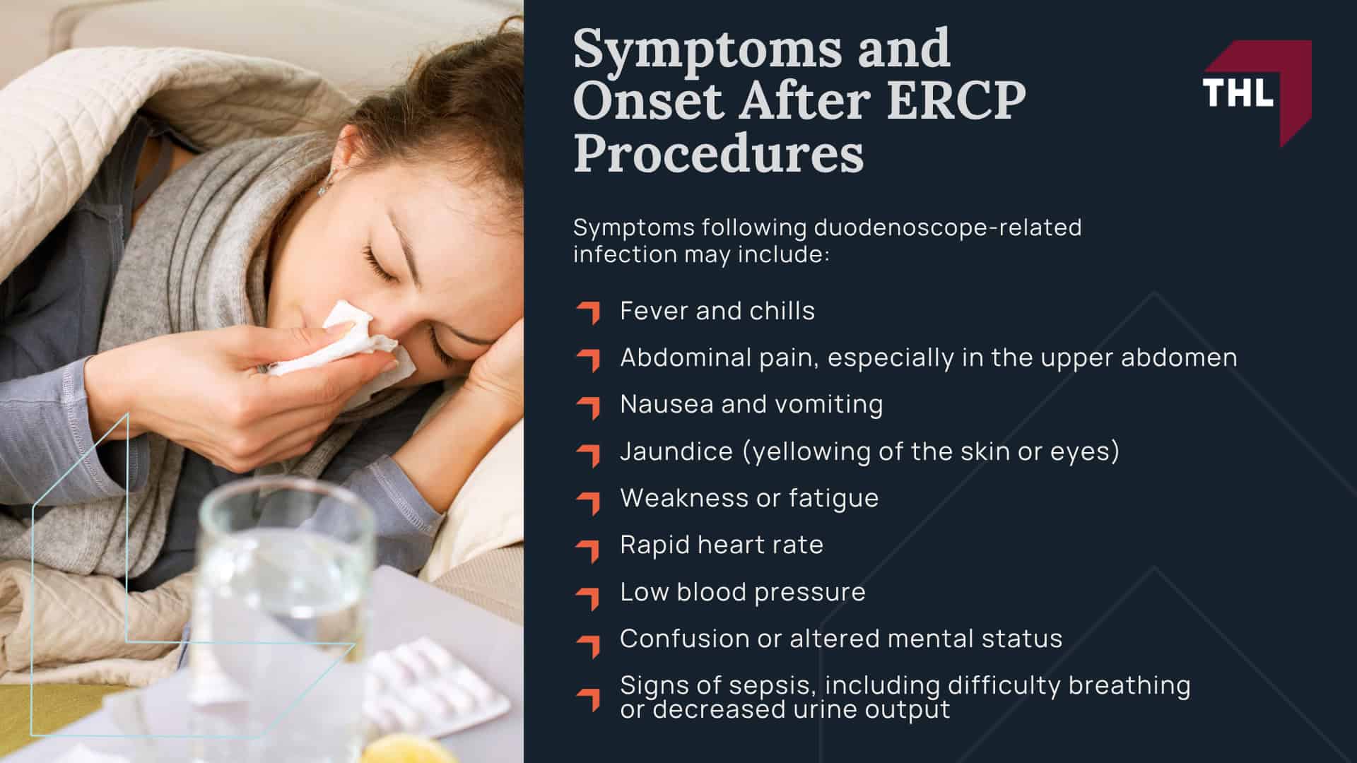 What Is a Duodenoscope and How Is It Used in ERCP Procedures; Why Duodenoscopes Have Been Linked to Infection Risk; Types of Infections Linked to Duodenoscope Exposure; Drug-Resistant Infections (CRE and Related Bacteria); Severe Complications Following Infection; Symptoms and Onset After ERCP Procedures
