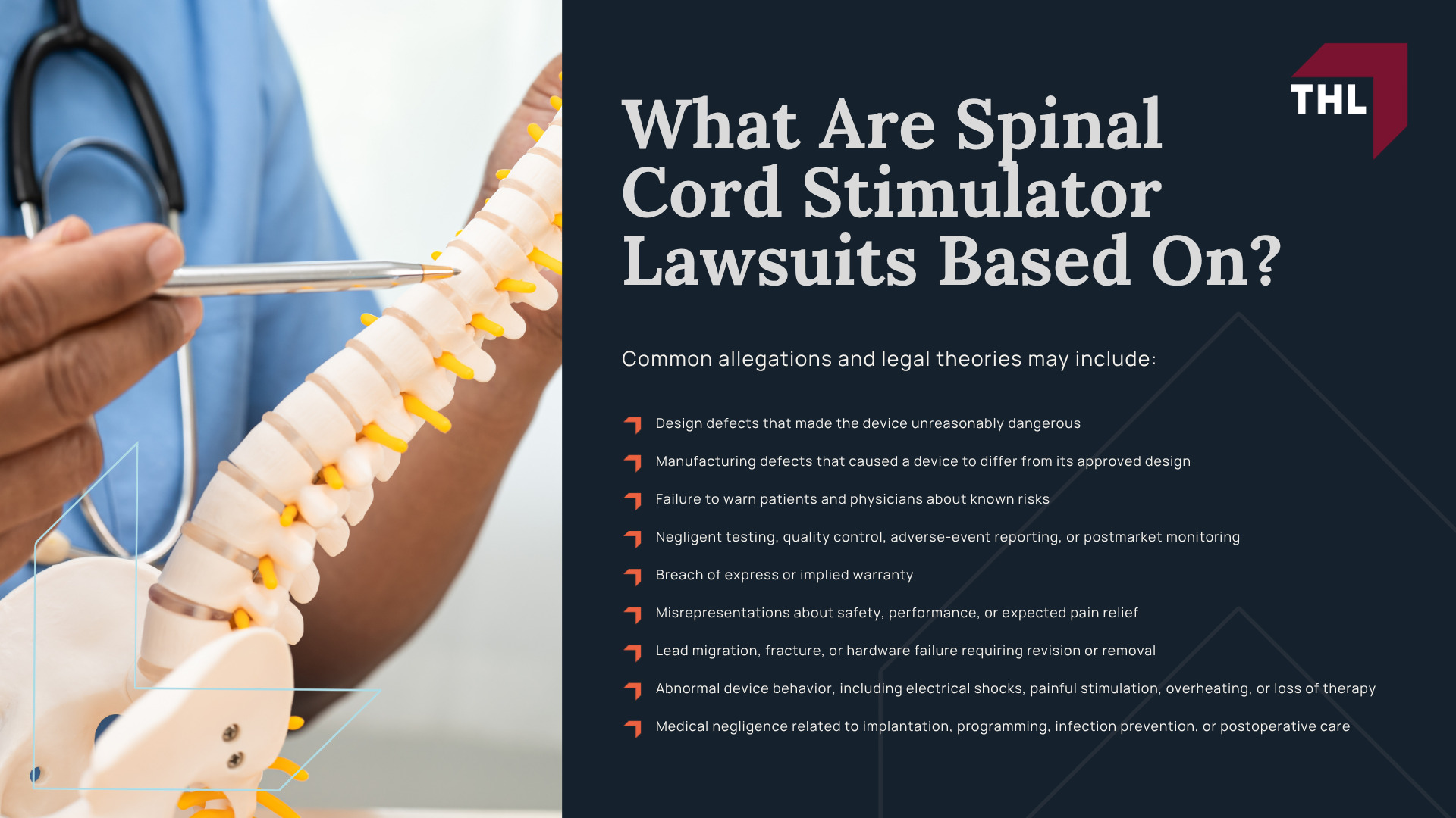 Spinal Cord Stimulator Lawsuit Overview; Spinal Cord Stimulator Lawsuit Overview (2); What Are Spinal Cord Stimulator Lawsuits Based On