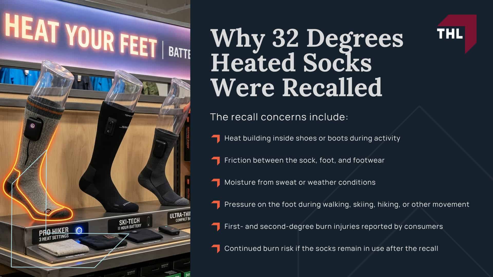 32 Degrees Heated Socks Sold at Costco Recalled After Burn Injury Reports; Why 32 Degrees Heated Socks Were Recalled