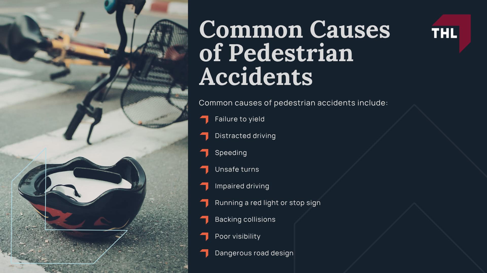 Pedestrian Accidents in the United States_ Facts and Stats; What Are the Elements of a Pedestrian Accident Lawsuit; Common Laws Involved in Pedestrian Accident Lawsuits; Common Causes of Pedestrian Accidents