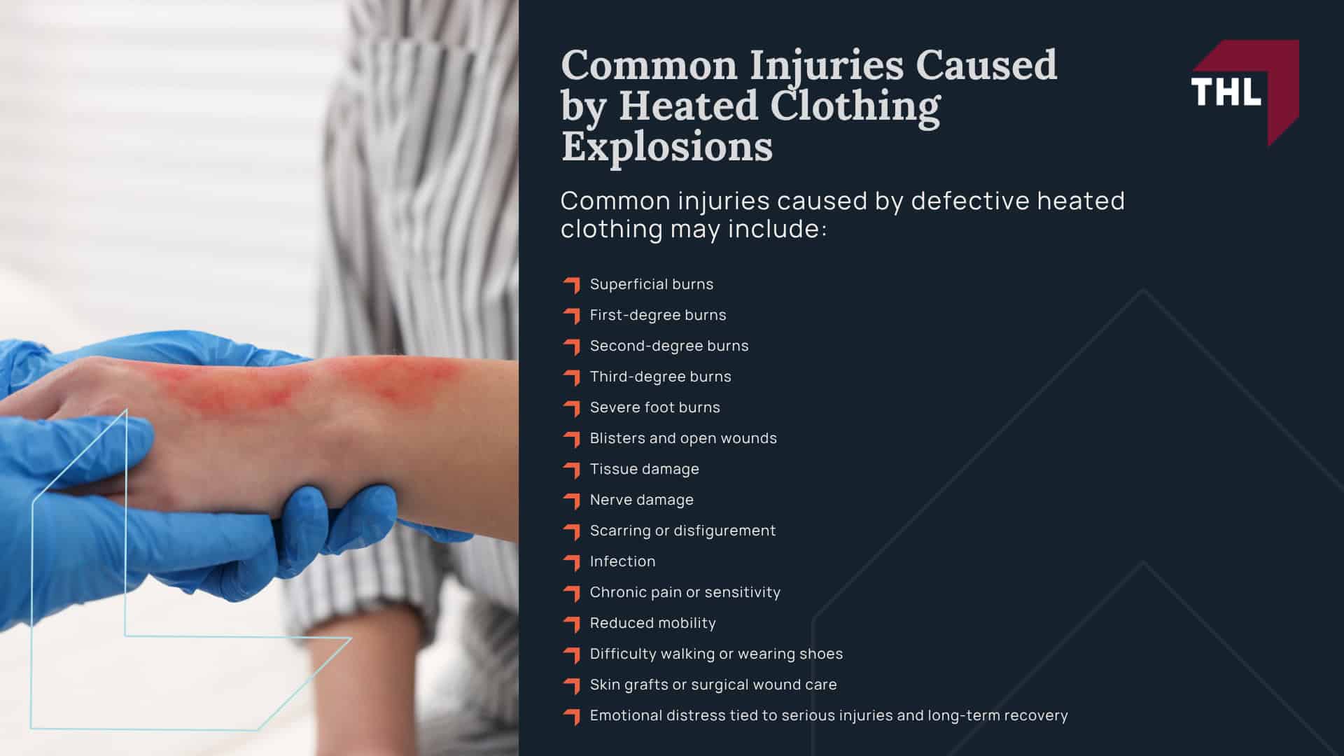 Why Heated Clothing Products May Explode or Catch Fire; Lithium-Ion Battery Failures in Heated Clothing; Thermal Runaway and Heated Clothing Explosion Risks; Types of Heated Clothing Linked to Explosion and Fire Hazards; Common Injuries Caused by Heated Clothing Explosions