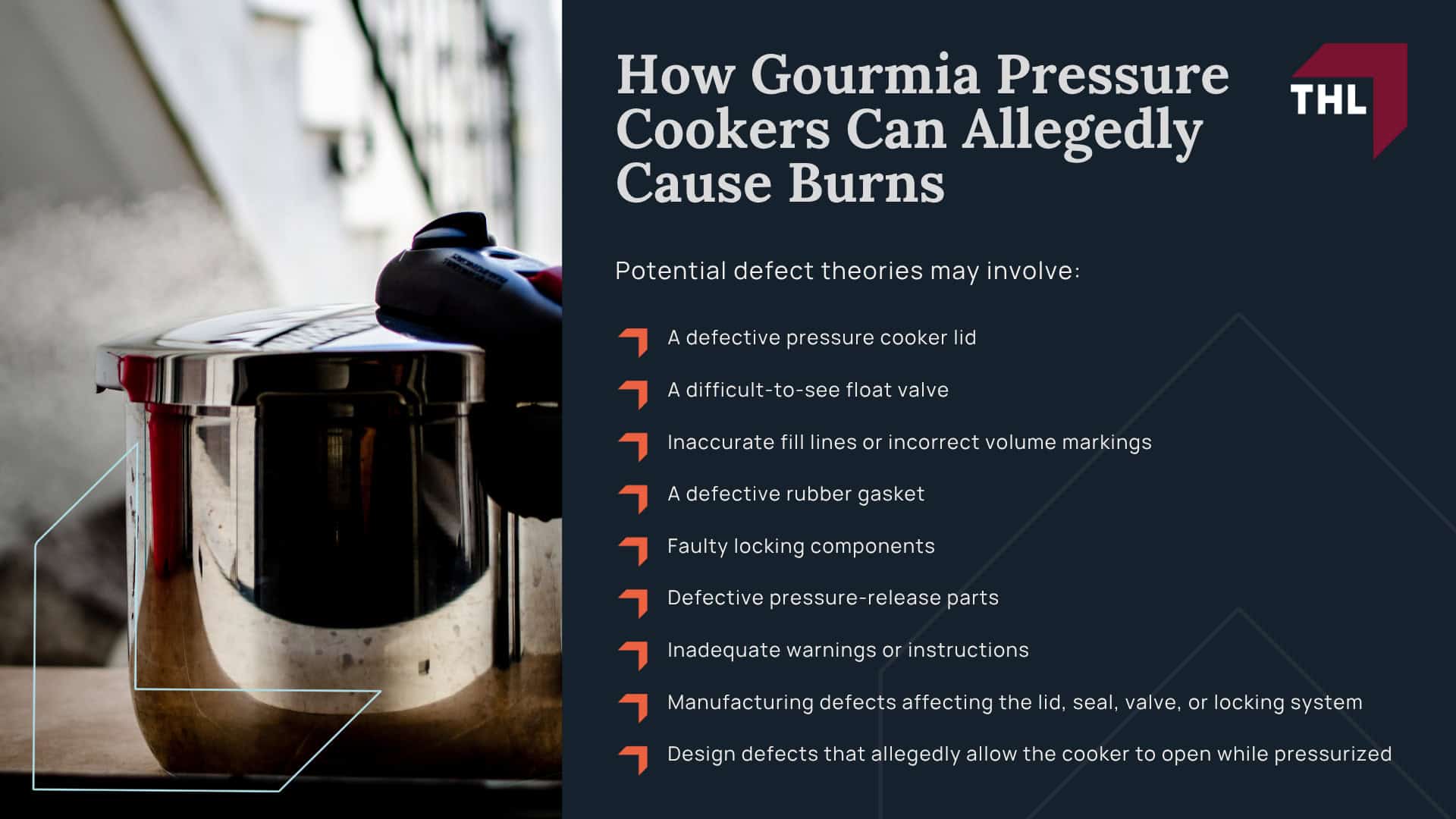 What Is the Gourmia Pressure Cooker Lawsuit Investigation; CPSC Warning for Gourmia Pressure Cookers; Which Gourmia Pressure Cooker Models Are Affected; Why CPSC Says Gourmia Pressure Cookers Pose a Burn Risk; Reported Pressure Cooker Burn Injuries; How Gourmia Pressure Cookers Can Allegedly Cause Burns