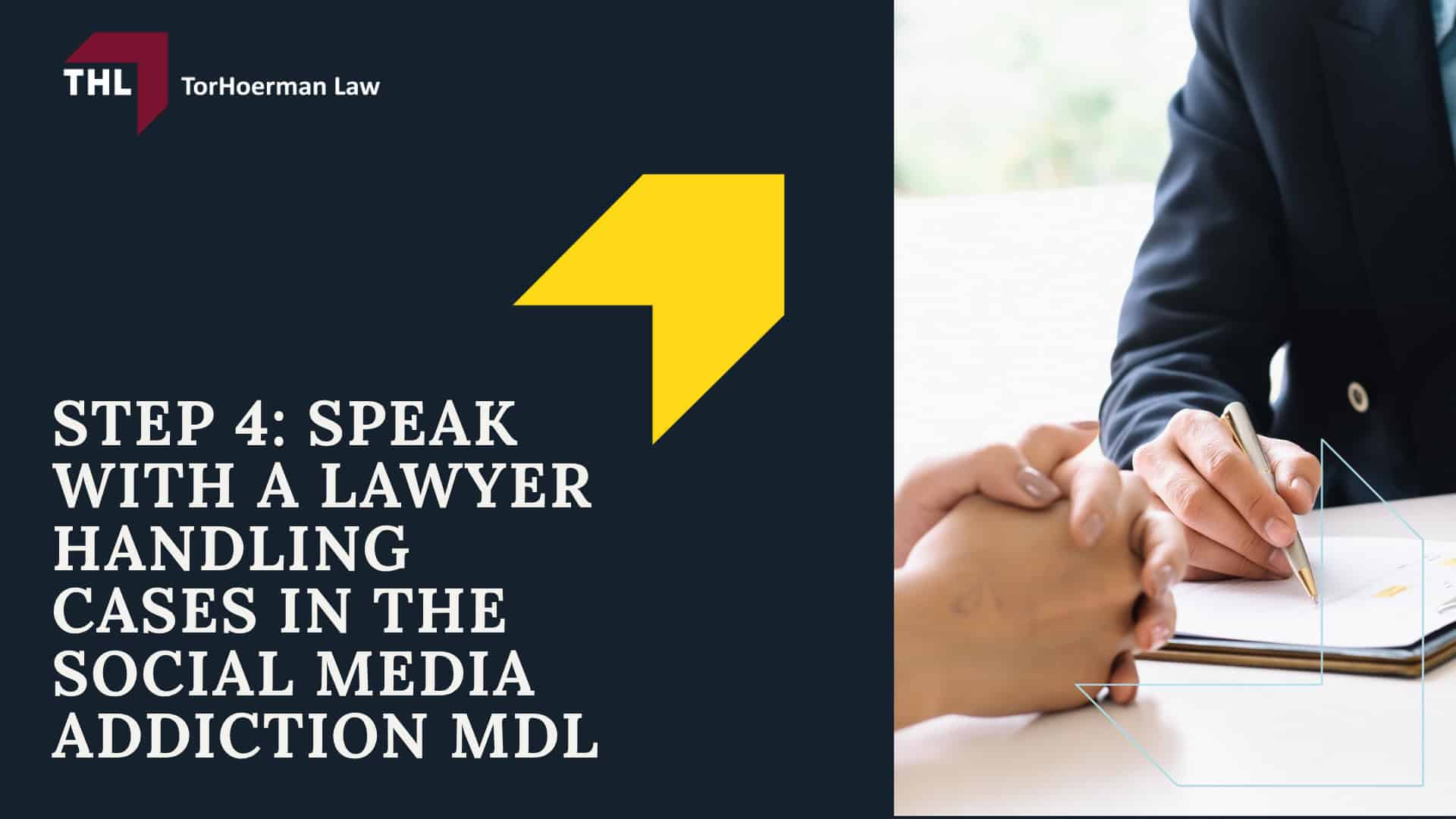 Step 1_ Determine Whether You May Qualify for a Facebook Addiction Lawsuit; Step 2_ Document Facebook Usage and Mental Health Harm; Step 3_ Understand What Facebook Addiction Lawsuits Allege; Step 4: Speak With a Lawyer Handling Cases in the Social Media Addiction MDL
