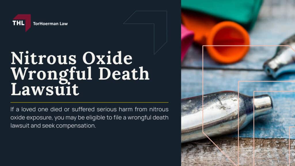 Nitrous Oxide Wrongful Death Lawsuit; What is a Nitrous Oxide Wrongful Death Lawsuit; Why Families Are Filing Nitrous Oxide Death Lawsuits; Can Nitrous Oxide Cause Death; How Nitrous Oxide Products Can Lead to Fatal Injuries; Nitrous Oxide Products and Companies Named in Lawsuits; Who Can Be Held Liable for a Nitrous Oxide Death; Evidence Needed in a Nitrous Oxide Wrongful Death Lawsuit; Compensation in a Nitrous Oxide Wrongful Death Claim; Who Can File a Nitrous Oxide Wrongful Death Lawsuit; Who Can File a Nitrous Oxide Wrongful Death Lawsuit (2); Contact TorHoerman Law About a Nitrous Oxide Death Lawsuit