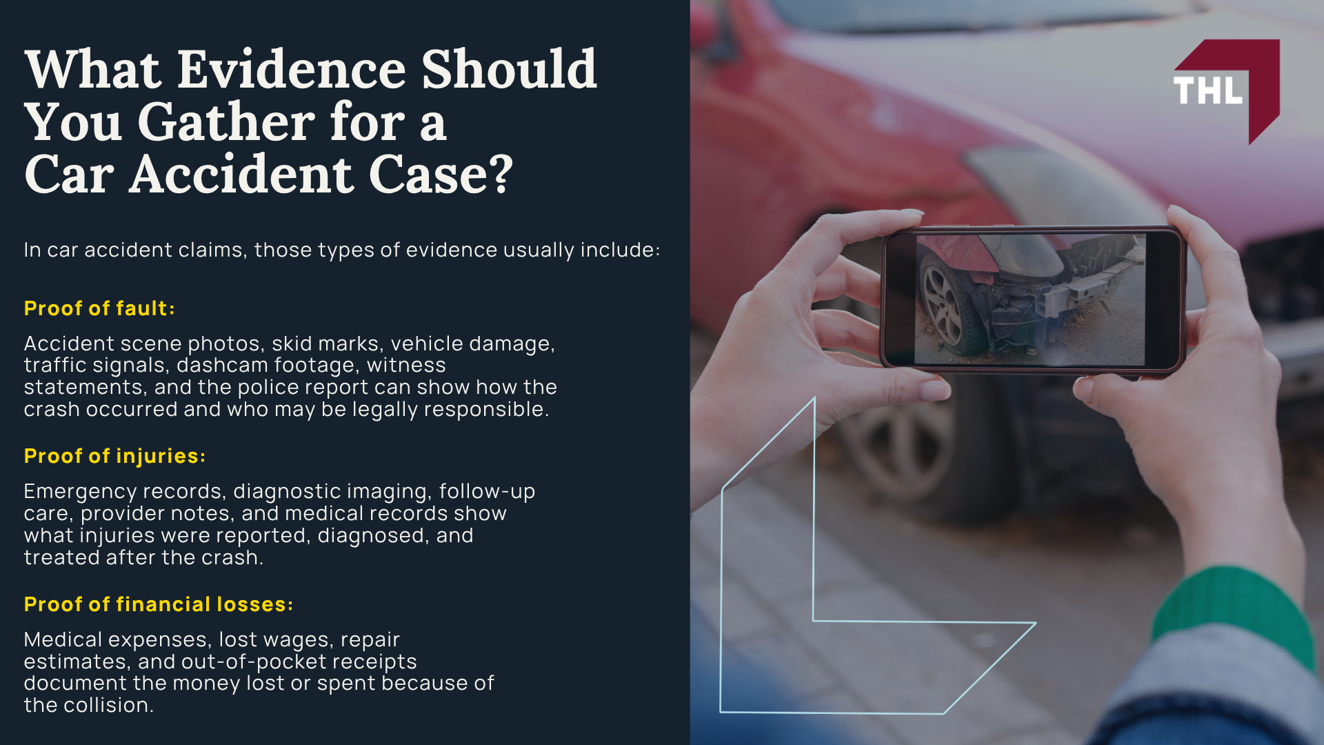 What Evidence Should You Gather for a Car Accident Case