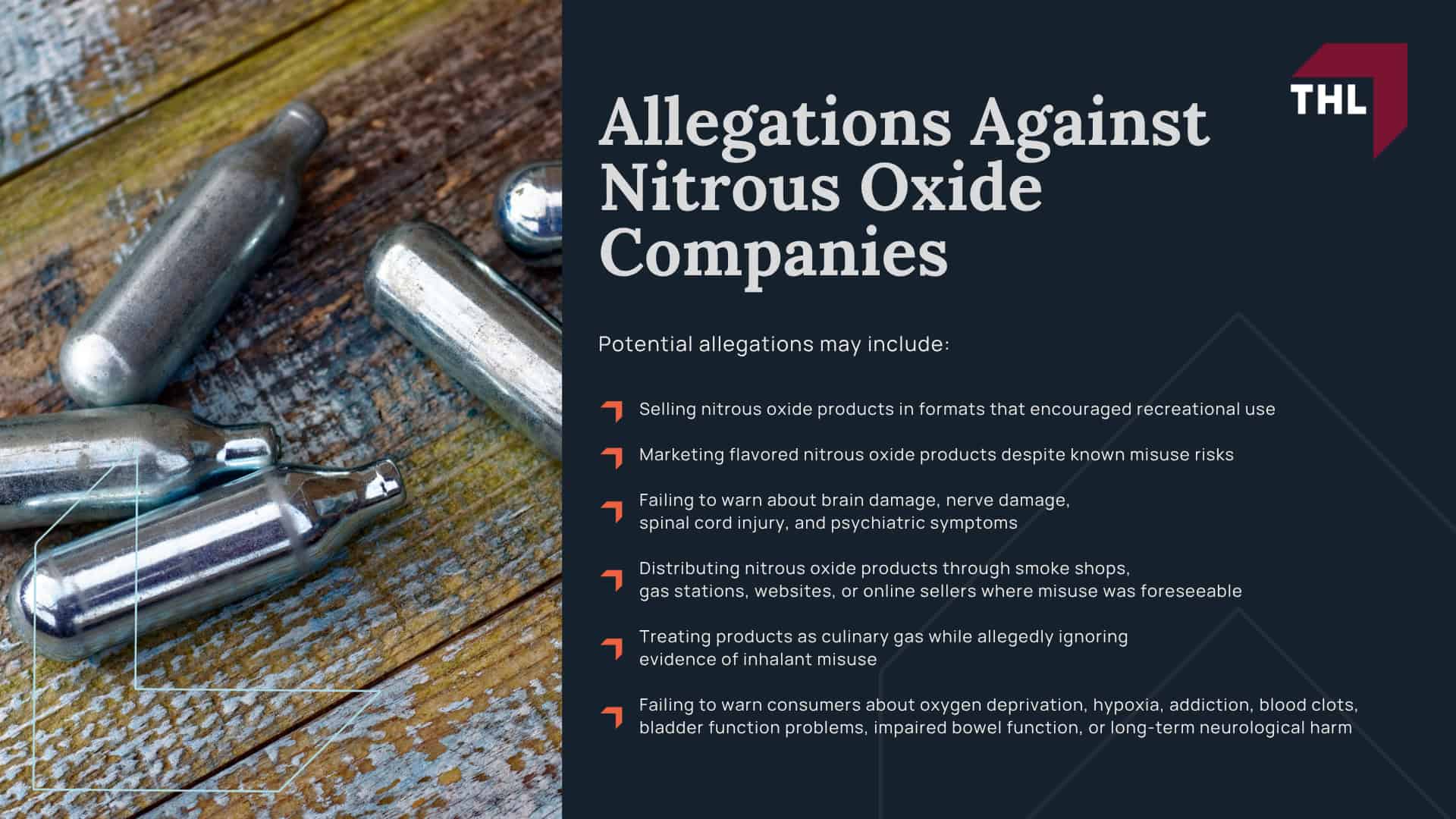 What is the Nitrous Oxide Brain Damage Lawsuit; Nitrous Oxide Products Linked to Brain Damage Claims; Why People Are Filing Nitrous Oxide Brain Damage Lawsuits; Allegations Against Nitrous Oxide Companies