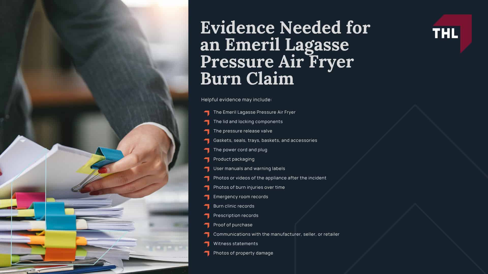 What Is the Emeril Lagasse Pressure Air Fryer Lawsuit Investigation About?; Are Emeril Lagasse Pressure Air Fryers Recalled; Which Emeril Lagasse Pressure Air Fryer Models May Be Involved; Why Emeril Lagasse Pressure Air Fryers May Pose a Burn Risk; Reported Emeril Lagasse Pressure Air Fryer Burn Injuries; How Emeril Lagasse Pressure Air Fryers Can Allegedly Cause Burns; Pressure Cooker and Air Fryer Defects Linked to Burn Injuries; Lawsuits Filed Over Emeril Lagasse Pressure Air Fryer Injuries (2); Lawsuits Filed Over Emeril Lagasse Pressure Air Fryer Injuries (2); Evidence Needed for an Emeril Lagasse Pressure Air Fryer Burn Claim