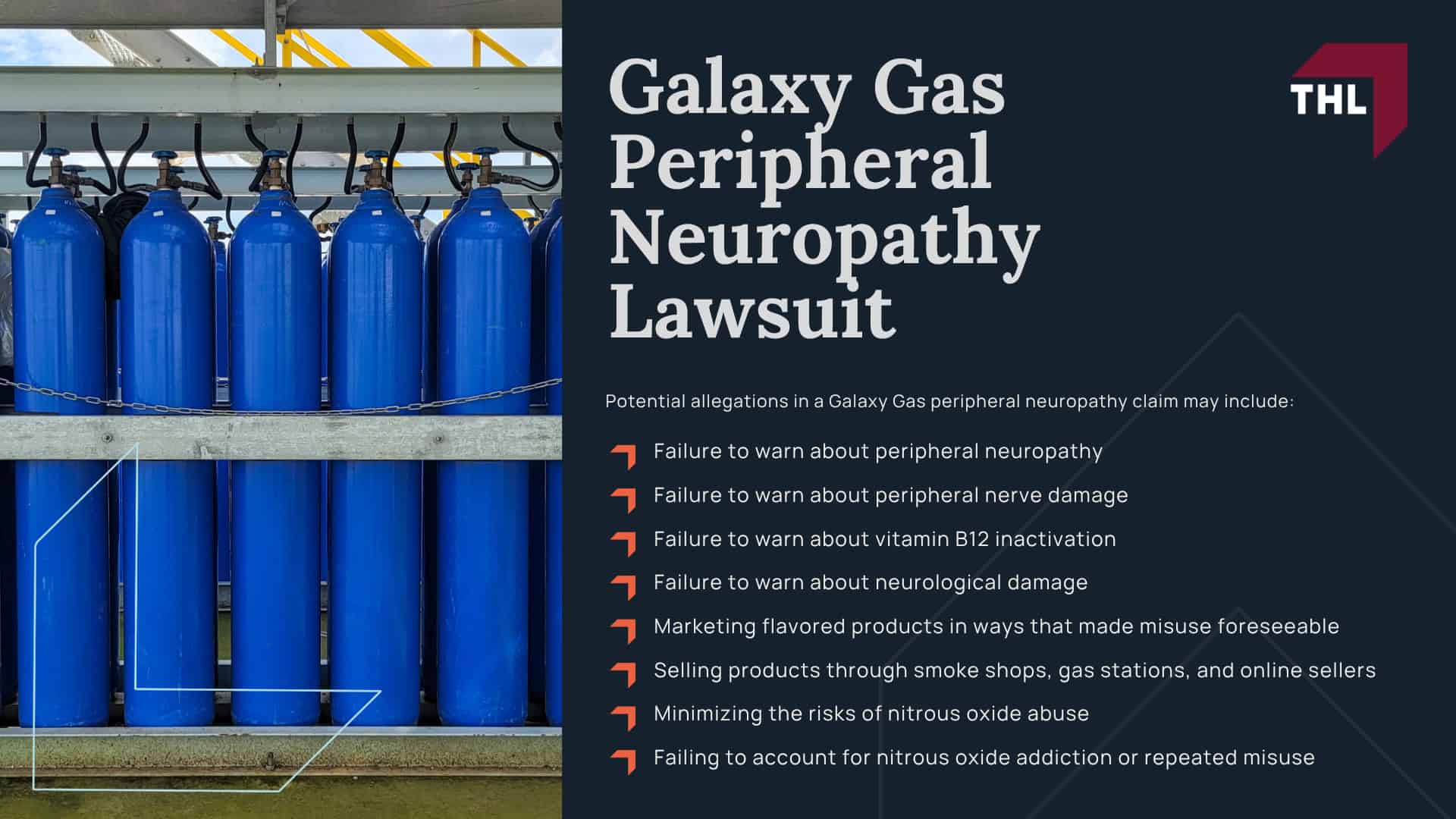 What Is the Nitrous Oxide Peripheral Neuropathy Lawsuit About; Why Is Nitrous Oxide Linked to Peripheral Neuropathy; Nitrous Oxide and Vitamin B12 Inactivation; Peripheral Nerve Damage and Neurological Symptoms; Sensorimotor Neuropathy, Weakness, and Loss of Mobility; Can Nitrous Oxide Cause Peripheral Neuropathy; Symptoms of Nitrous Oxide-Related Peripheral Neuropathy; Nitrous Oxide Products Named in Peripheral Neuropathy Lawsuits; Galaxy Gas Peripheral Neuropathy Lawsuit