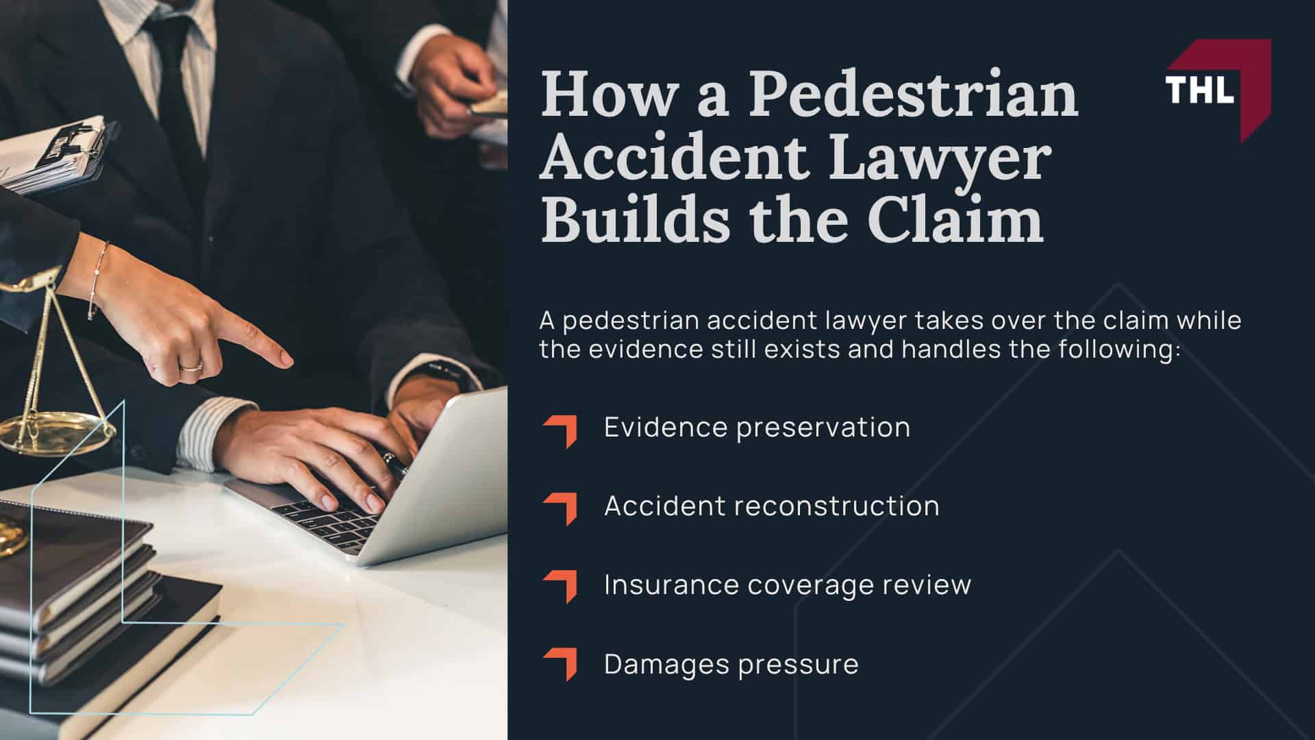 Step-by-Step Process to File a Pedestrian Accident Claim; Proving Fault in a Pedestrian Accident Claim; Proving Fault in a Pedestrian Accident Claim (2); Statute of Limitations for Pedestrian Accident Claims; How a Pedestrian Accident Lawyer Builds the Claim