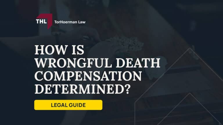 How is Wrongful Death Compensation Determined; Three Types of Wrongful Death Damages; Calculating a Wrongful Death Settlement Amount (2); Factors That Raise or Lower a Wrongful Death Settlement; Average Wrongful Death Settlement Amounts; Proving a Wrongful Death Claim; How Compensation Is Distributed in a Wrongful Death Claim and a Survival Action; Statute of Limitations for Wrongful Death Claims; TorHoerman Law_ Contact an Experienced Wrongful Death Attorney Today