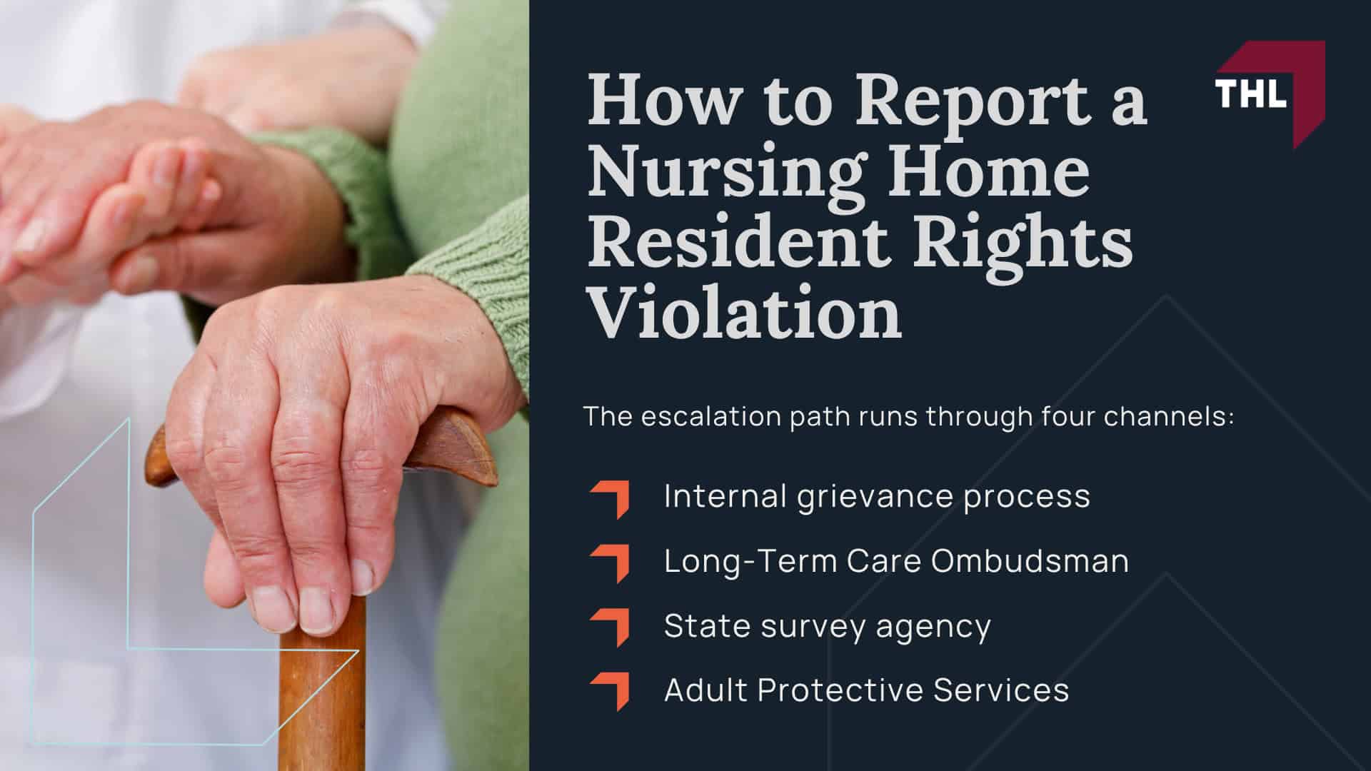 Federal and State Laws Protecting Nursing Home Residents; Legal Rights of Nursing Home Residents; Common Nursing Home Resident Rights Violations; Signs of a Nursing Home Resident Rights Violation; How to Report a Nursing Home Resident Rights Violation