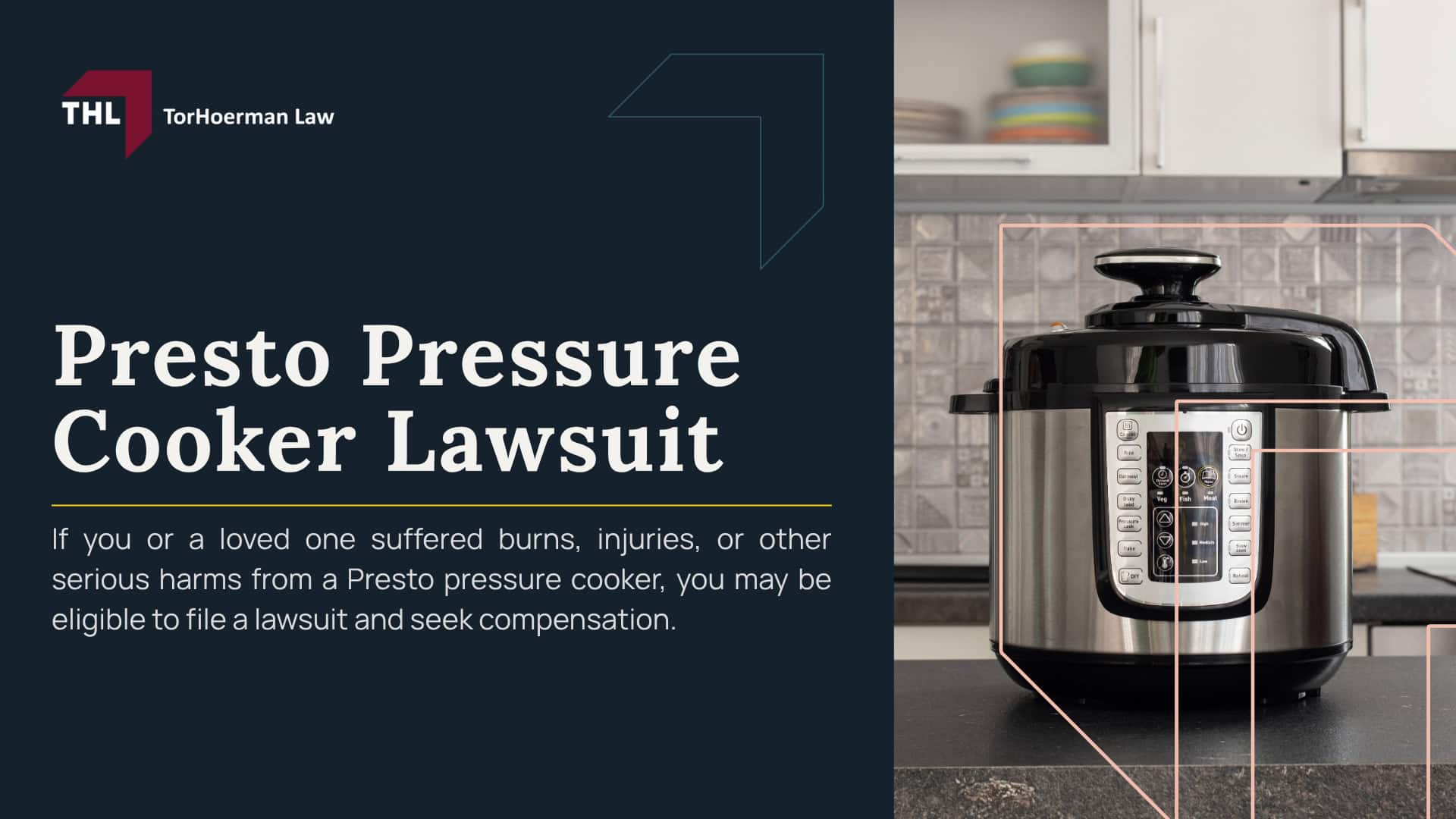 Presto Pressure Cooker Lawsuit; What Is the Presto Pressure Cooker Lawsuit About; Are Presto Pressure Cookers Recalled; Which Presto Pressure Cooker Models May Be Involved; Why Presto Pressure Cookers May Pose a Burn Risk; Reported Presto Pressure Cooker Burn Injuries; How Presto Pressure Cookers Can Allegedly Cause Burns; Lawsuits Filed Over Presto Pressure Cooker Injuries; Who Can File a Gourmia Pressure Cooker Lawsuit; Do You Qualify for a Pressure Cooker Injury Lawsuit; TorHoerman Law_ Experienced Pressure Cooker Attorneys