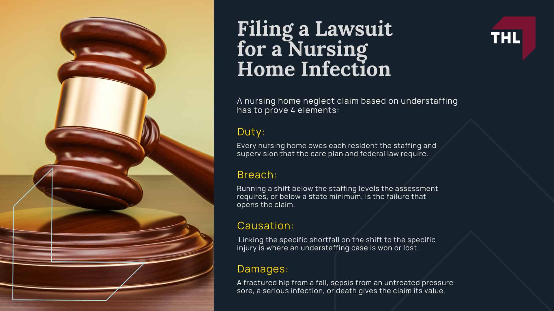 How Nursing Home Staffing Levels Affect Resident Care; Nursing Home Staffing Requirements Under Federal and State Law; Common Reasons Why Nursing Homes Are Understaffed; How Understaffing Leads to Nursing Home Neglect; How Understaffing Leads to Nursing Home Abuse; Injuries and Health Risks Caused by Understaffing; Proving Nursing Home Negligence in an Understaffing Claim