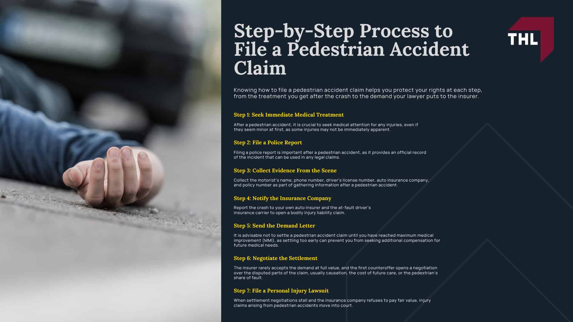 Step-by-Step Process to File a Pedestrian Accident Claim