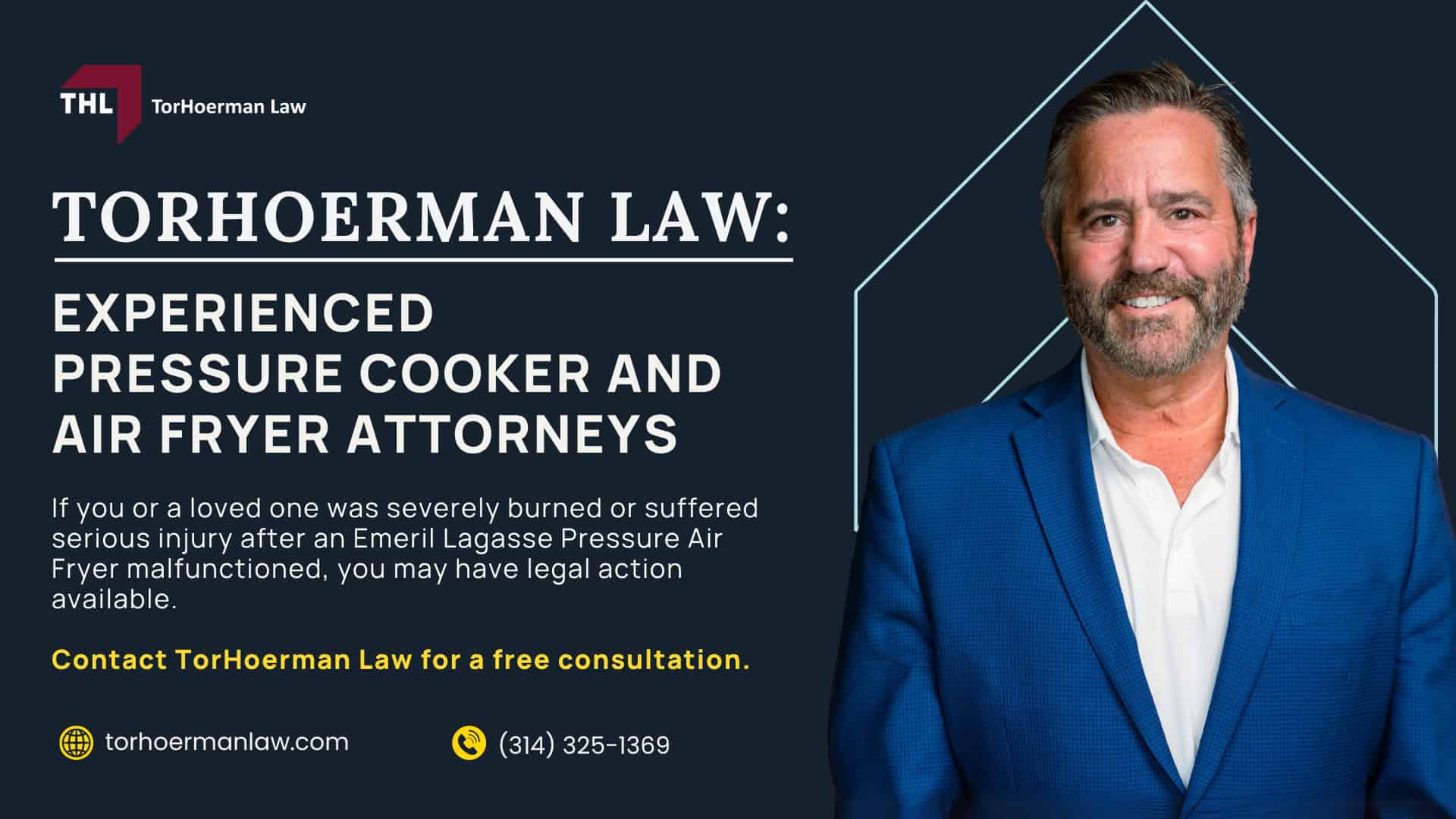 What Is the Emeril Lagasse Pressure Air Fryer Lawsuit Investigation About?; Are Emeril Lagasse Pressure Air Fryers Recalled; Which Emeril Lagasse Pressure Air Fryer Models May Be Involved; Why Emeril Lagasse Pressure Air Fryers May Pose a Burn Risk; Reported Emeril Lagasse Pressure Air Fryer Burn Injuries; How Emeril Lagasse Pressure Air Fryers Can Allegedly Cause Burns; Pressure Cooker and Air Fryer Defects Linked to Burn Injuries; Lawsuits Filed Over Emeril Lagasse Pressure Air Fryer Injuries (2); Lawsuits Filed Over Emeril Lagasse Pressure Air Fryer Injuries (2); Evidence Needed for an Emeril Lagasse Pressure Air Fryer Burn Claim; Damages in an Emeril Lagasse Pressure Air Fryer Lawsuit; What To Do After an Emeril Lagasse Pressure Air Fryer Burn Injury; Do You Qualify for a Pressure Cooker or Air Fryer Injury Lawsuit; TorHoerman Law_ Experienced Pressure Cooker and Air Fryer Attorneys