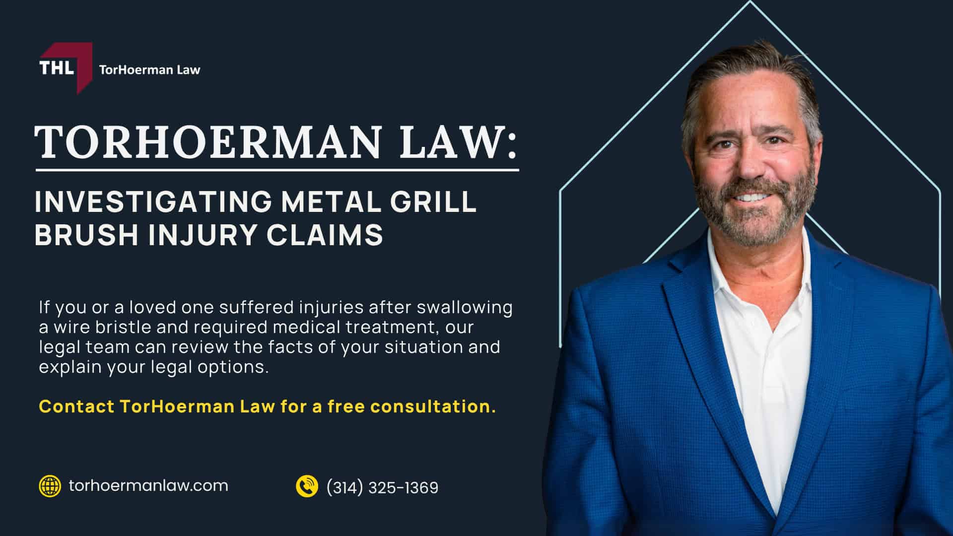 How Metal Grill Brush Bristles End Up in Food; Injuries Linked to Metal Grill Brush Bristles; Major Grill Brush Recalls Involving Detached Metal Bristles; Metal Grill Brush Lawsuits and Current Litigation; Who May Qualify for a Metal Grill Brush Injury Lawsuit; Evidence That May Help Support a Metal Grill Brush Claim; Compensation Available in a Metal Grill Brush Injury Case; TorHoerman Law_ Investigating Metal Grill Brush Injury Claims