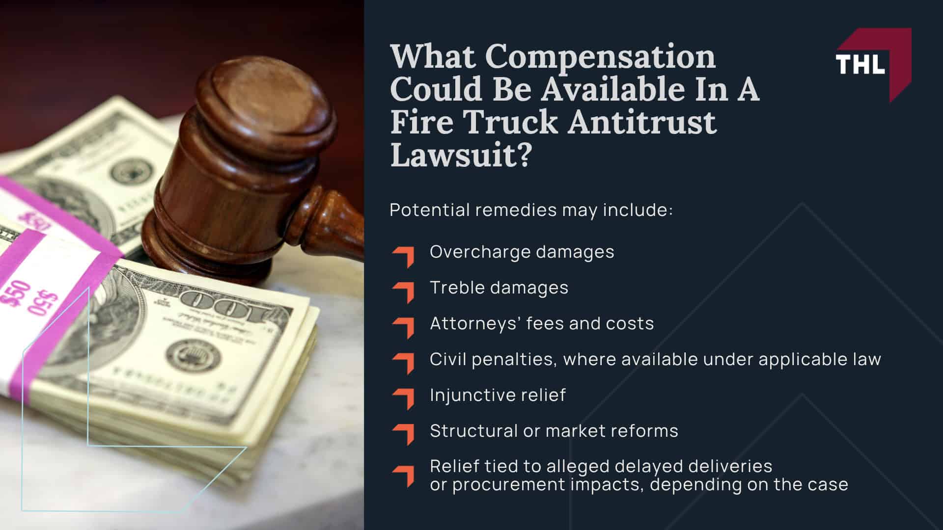 What Is The Fire Truck Antitrust Lawsuit; Why Public Agencies Are Filing Fire Truck Antitrust Claims; What The Fire Truck Antitrust Lawsuit Alleges; Who Are The Defendants In The Fire Truck Antitrust Lawsuit; How Alleged Fire Truck Overcharges Affect Public Safety; Who May Qualify For A Fire Truck Antitrust Claim; What Fire Apparatus Purchases May Be Involved; What Compensation Could Be Available In A Fire Truck Antitrust Lawsuit
