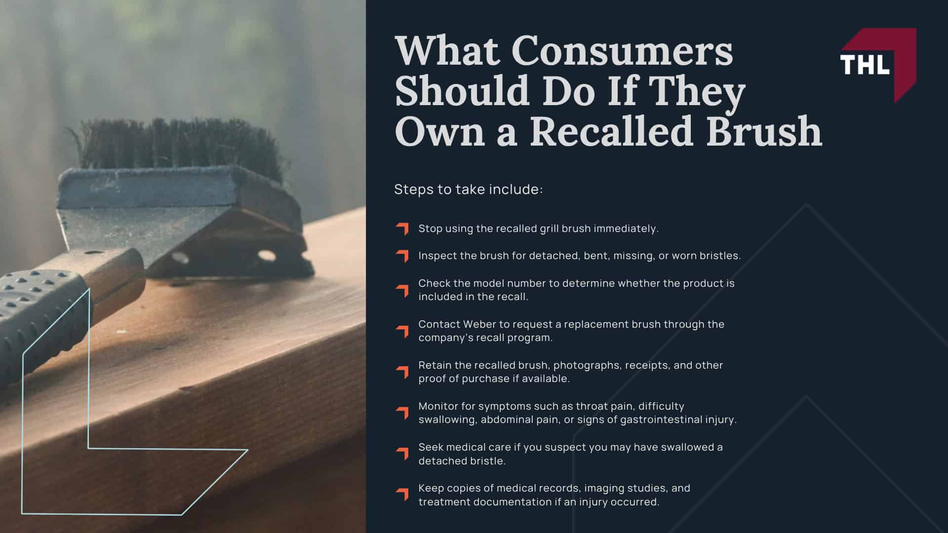 Weber Recalled 3.2 Million Grill Brushes After Reports of Detached Wire Bristles; Which Weber Grill Brushes Were Recalled; What Consumers Should Do If They Own a Recalled Brush