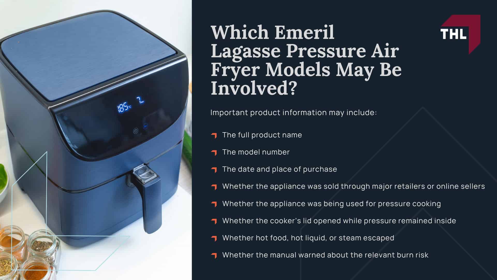 What Is the Emeril Lagasse Pressure Air Fryer Lawsuit Investigation About?; Are Emeril Lagasse Pressure Air Fryers Recalled; Which Emeril Lagasse Pressure Air Fryer Models May Be Involved