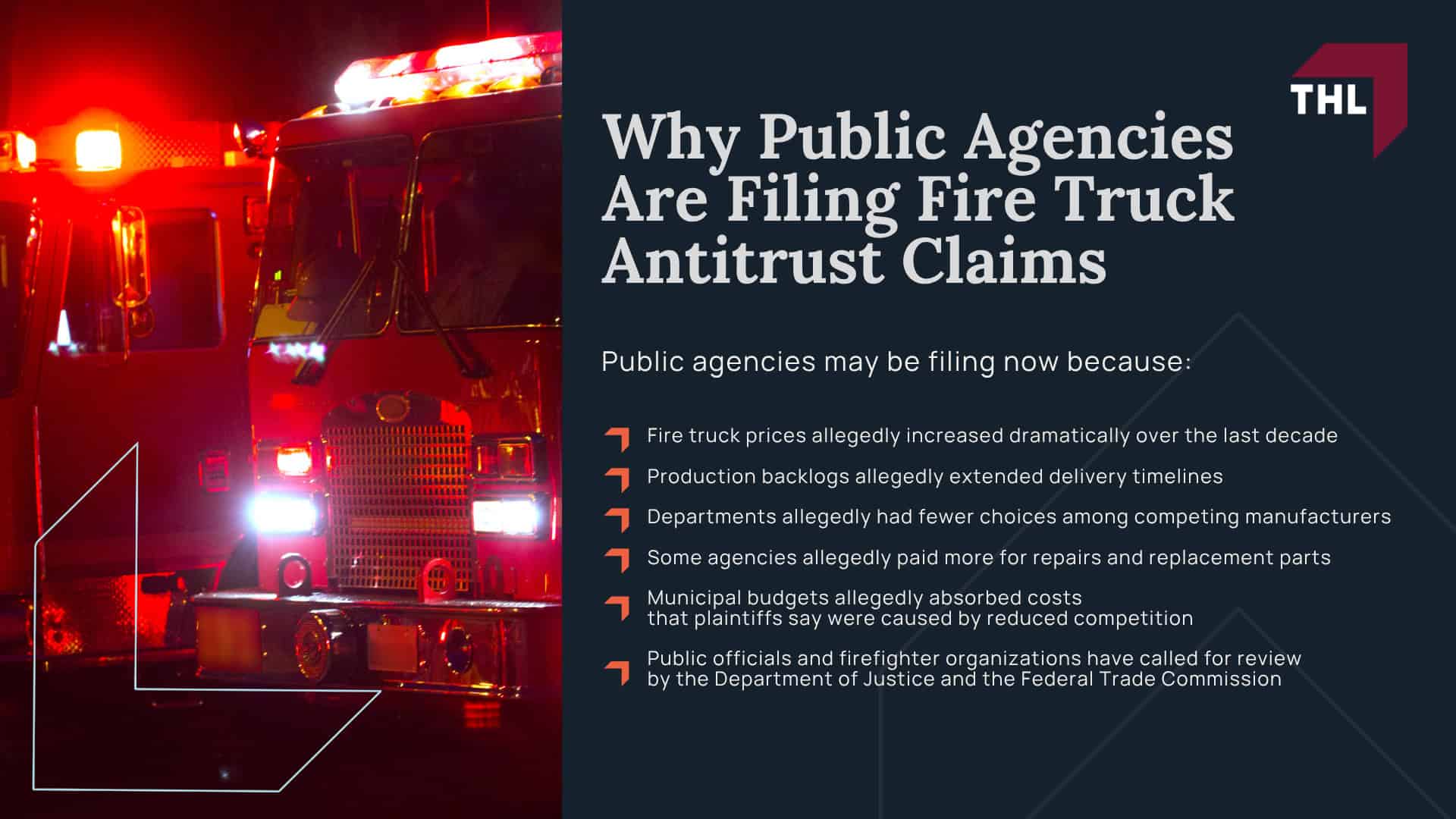 What Is The Fire Truck Antitrust Lawsuit; Why Public Agencies Are Filing Fire Truck Antitrust Claims