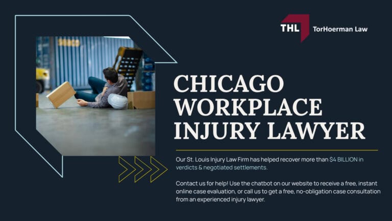 Chicago Workplace Injury Lawyer; TorHoerman Law Has Experience Representing Workers Injured in Negligent Accidents; Understanding Workplace Injury Claims in Illinois; What Should I Do After a Workplace Injury; Common Chicago Workplace Injuries and How They Occur; The Legal Process For Workplace Injury Claims; Do You Qualify For a Chicago Workplace Injury Claim; Common Damages in Workplace Injury Claims; Gathering Evidence For Your Chicago Workplace Injury Claim; TorHoerman Law_ Lawyers for Chicago Workplace Injuries