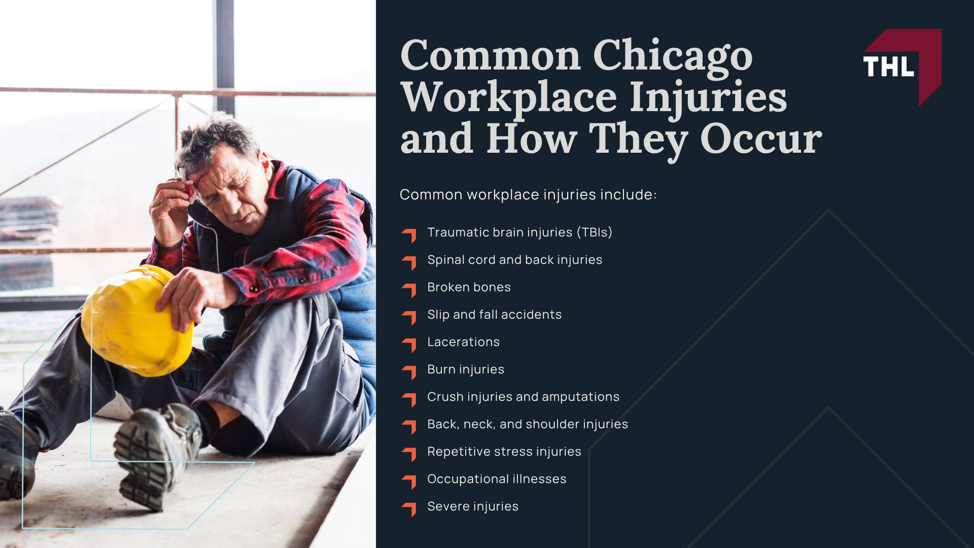 TorHoerman Law Has Experience Representing Workers Injured in Negligent Accidents; Understanding Workplace Injury Claims in Illinois; What Should I Do After a Workplace Injury; Common Chicago Workplace Injuries and How They Occur