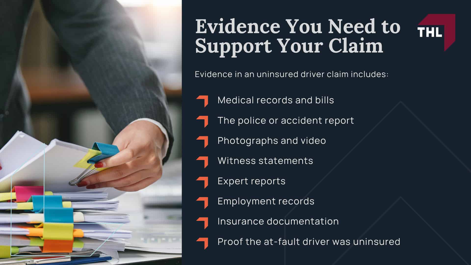 What Happens If the At-Fault Driver Has No Insurance; Uninsured and Underinsured Motorist Coverage Explained; Important Rules That Can Affect an Uninsured Motorist Claim; What Happens in Different Uninsured Driver Scenarios; Common Injuries in Uninsured Driver Accidents; Evidence You Need to Support Your Claim