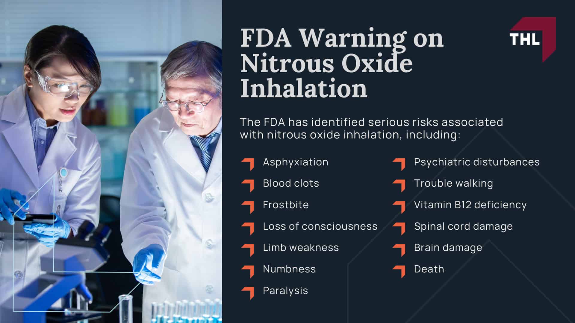 What Is Baking Bad Nitrous Oxide; Why Are Baking Bad Nitrous Oxide Products Being Investigated; Nitrous Oxide Side Effects and Injuries; Neurological Damage and Spinal Cord Injuries; Paralysis, Trouble Walking, and Loss of Coordination; Brain Damage, Memory Loss, and Psychiatric Symptoms; Blood Clots, Pulmonary Embolism, and Heart Problems; Frostbite, Burns, Asphyxiation, and Death; FDA Warning on Nitrous Oxide Inhalation