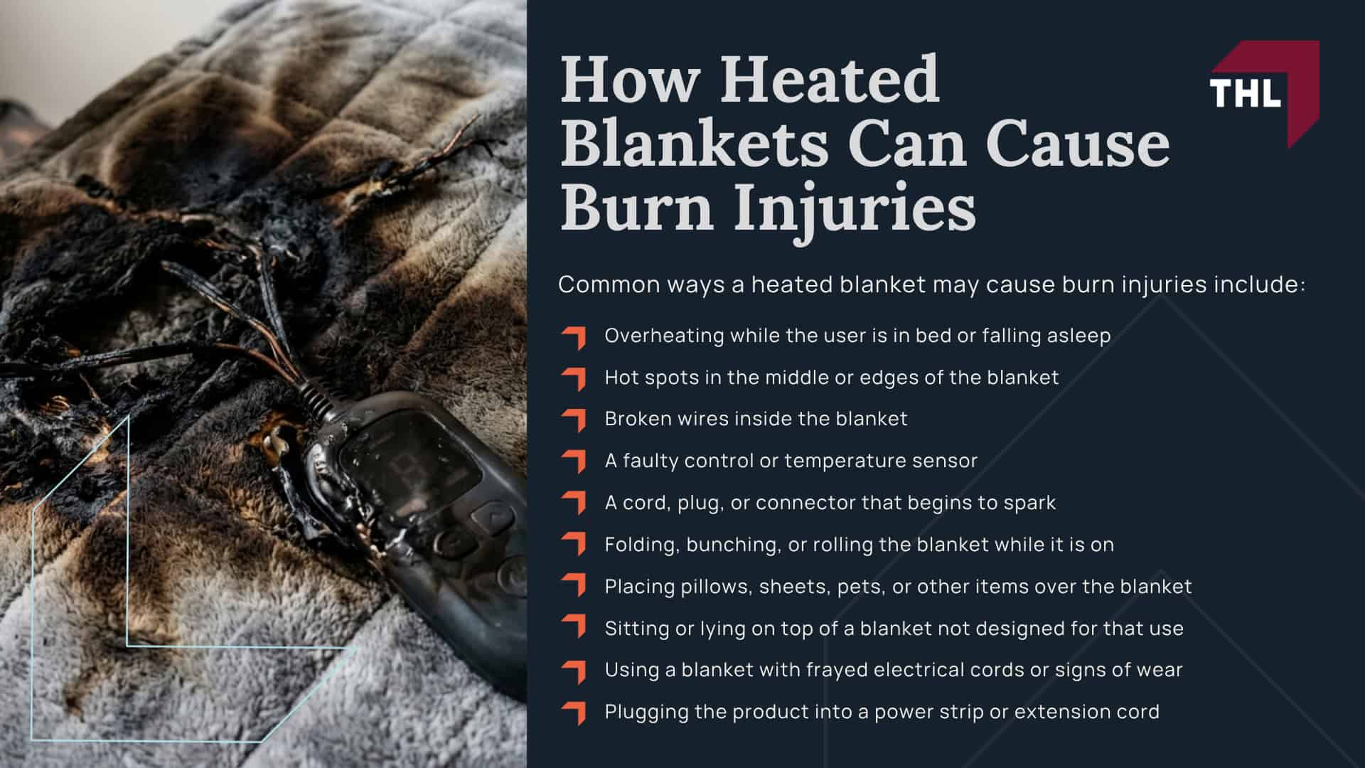 Electric Blankets, Heated Throws, and Heated Pads Linked to Burn Risks; How Heated Blankets Can Cause Burn Injuries