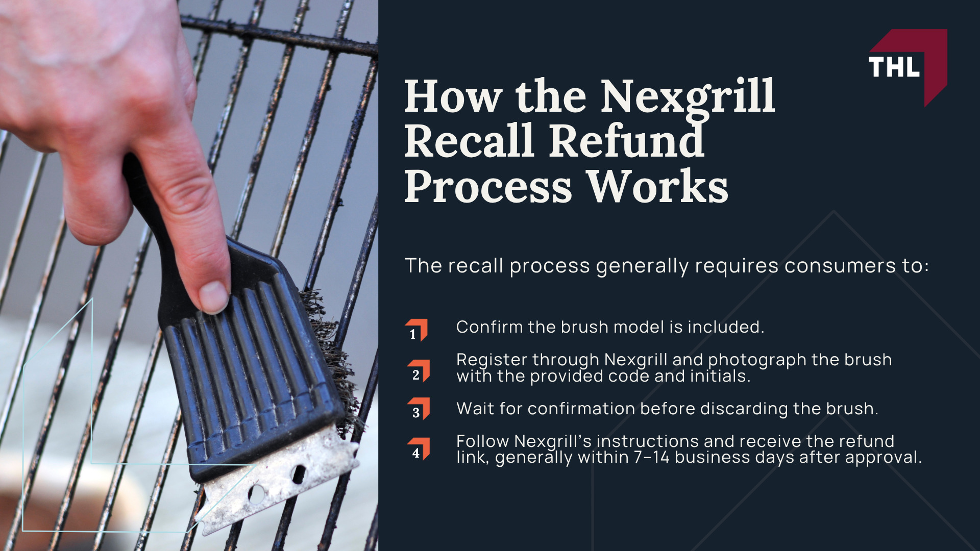 What Is the Nexgrill Brush Lawsuit About; Nexgrill Recalled 10.2 Million Metal Wire Bristle Grill Brushes;  Which Nexgrill Grill Brush Models Were Recalled; What Consumers Should Do If They Own a Recalled Nexgrill Brush; How the Nexgrill Recall Refund Process Works