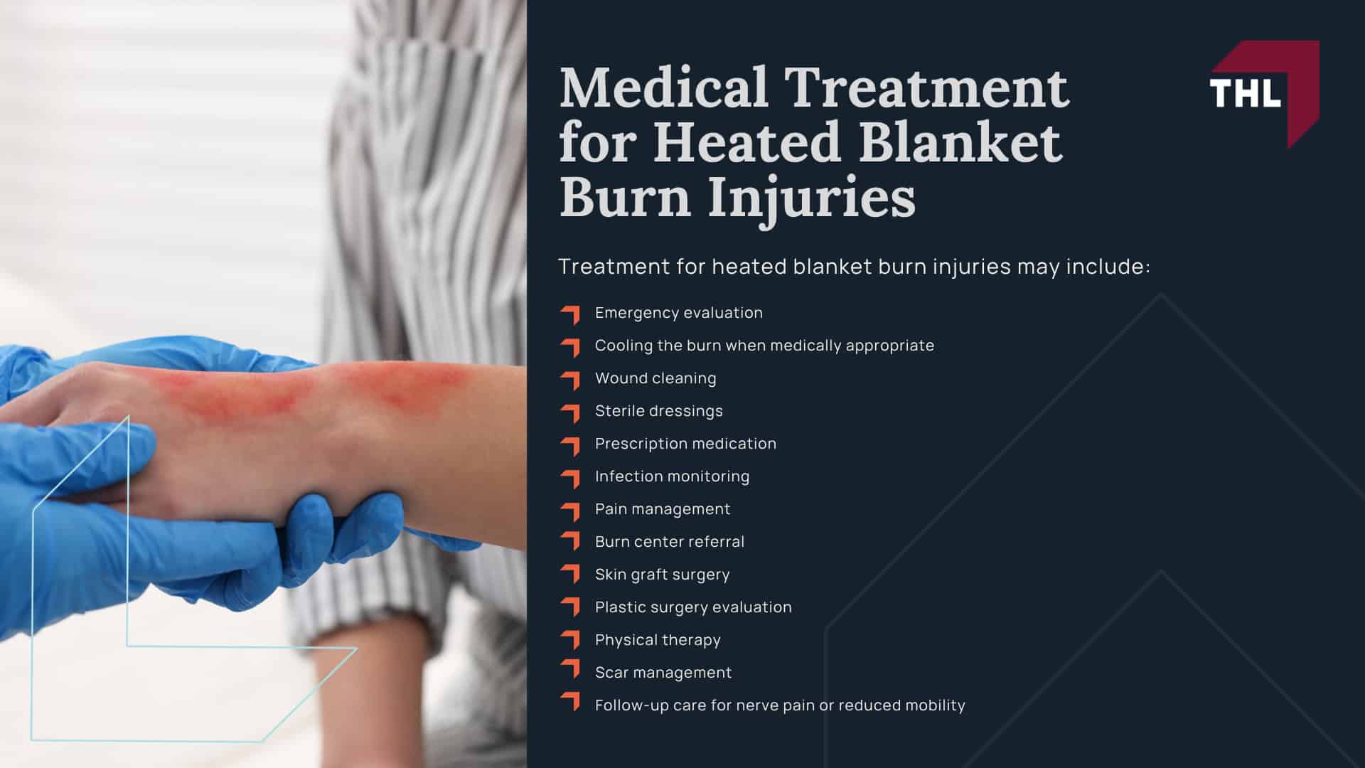 Electric Blankets, Heated Throws, and Heated Pads Linked to Burn Risks; How Heated Blankets Can Cause Burn Injuries; Recalls and CPSC Warnings Involving Heated Blankets; Common Burn Injuries Caused by Defective Heated Blankets; Medical Treatment for Heated Blanket Burn Injuries