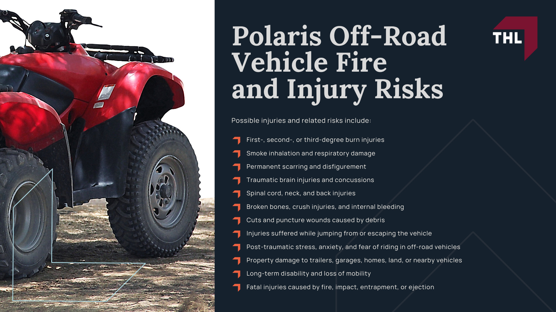 Polaris Off-Road Vehicle Injury Lawsuit Overview; Polaris Off-Road Vehicle Fire and Injury Risks