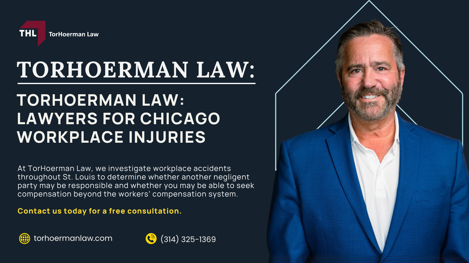TorHoerman Law Has Experience Representing Workers Injured in Negligent Accidents; Understanding Workplace Injury Claims in Illinois; What Should I Do After a Workplace Injury; Common Chicago Workplace Injuries and How They Occur; The Legal Process For Workplace Injury Claims; Do You Qualify For a Chicago Workplace Injury Claim; Common Damages in Workplace Injury Claims; Gathering Evidence For Your Chicago Workplace Injury Claim; TorHoerman Law_ Lawyers for Chicago Workplace Injuries
