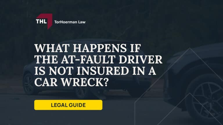 What Happens If the At-Fault Driver is Not Insured in a Car Wreck; What Happens If the At-Fault Driver Has No Insurance; Uninsured and Underinsured Motorist Coverage Explained; Important Rules That Can Affect an Uninsured Motorist Claim; What Happens in Different Uninsured Driver Scenarios; Common Injuries in Uninsured Driver Accidents; Evidence You Need to Support Your Claim; Common Mistakes to Avoid After an Uninsured Driver Accident; Who is Liable and What Compensation Can You Recover; Damages in an Uninsured Motorist Accident Claim; The Legal Process for an Uninsured Driver Accident Case; How a Car Accident Lawyer Can Help in a UM Claim; TorHoerman Law_ Car Accident Attorneys
