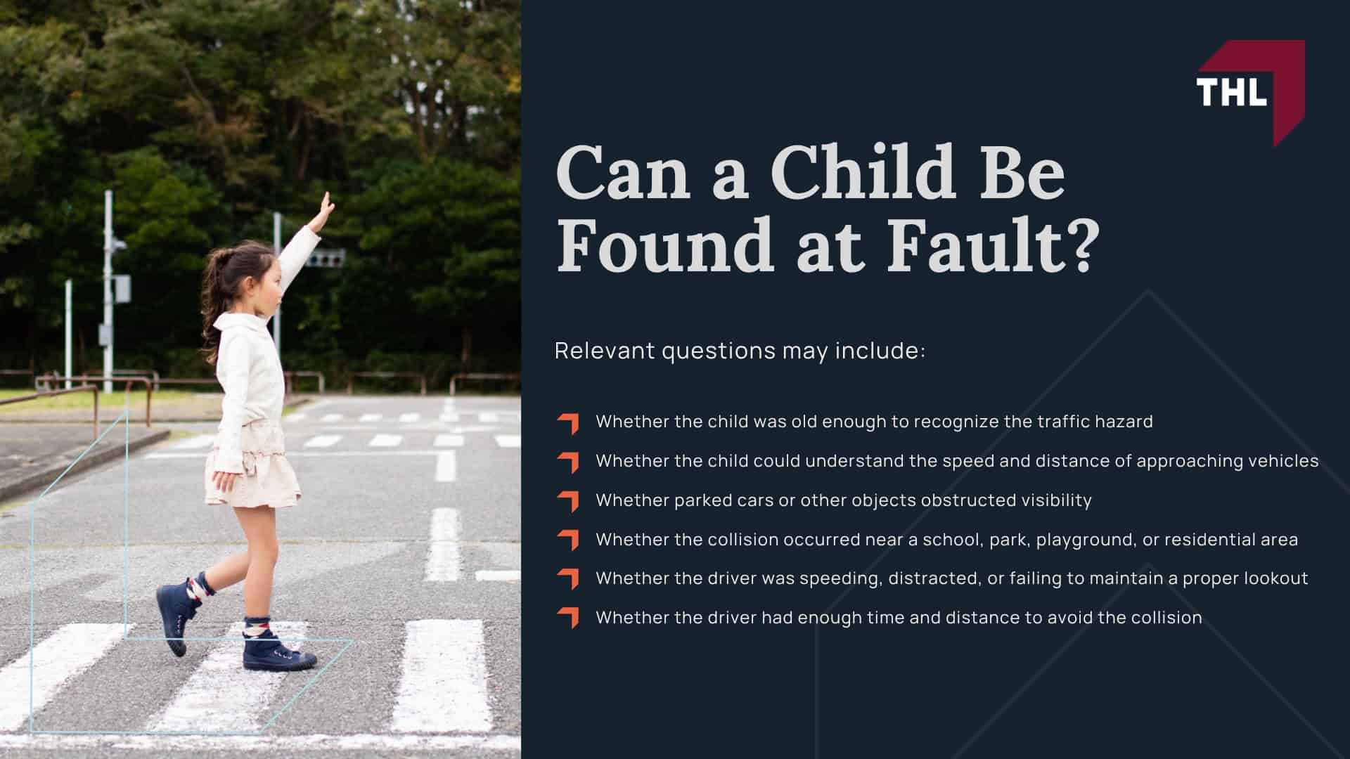 How Common Are Child Pedestrian Accidents; Common Causes of Child Pedestrian Accidents; Common Injuries in Child Pedestrian Accidents (2); Determining Liability_ Who Is at Fault When a Child Is Hit by a Car; Can a Child Be Found at Fault