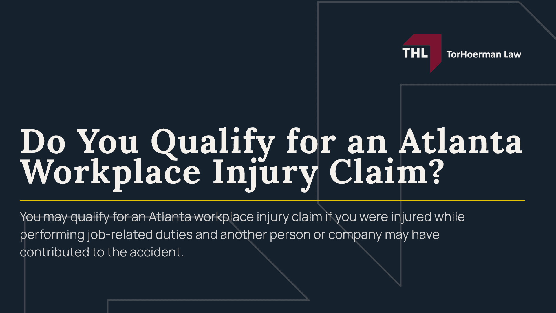 Common Workplace Accidents and Industries in Atlanta; Workplace Accidents We Handle; Atlanta Industries Where Serious Workplace Injuries Occur; Common Workplace Injuries; What Should You Do After a Workplace Injury in Georgia; Workers’ Compensation vs. a Third-Party Workplace Injury Lawsuit; Who Can Be Liable for an Atlanta Workplace Injury; When Can You File a Third-Party Workplace Injury Lawsuit in Georgia; Do You Qualify for an Atlanta Workplace Injury Claim
