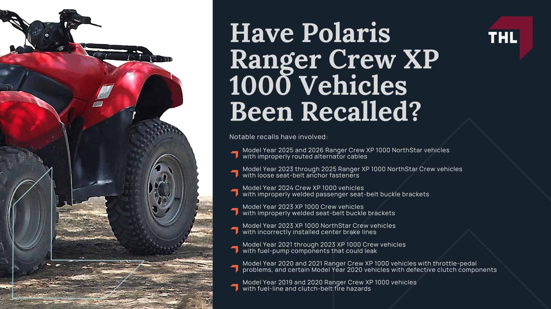 Have Polaris Ranger Crew XP 1000 Vehicles Been Recalled