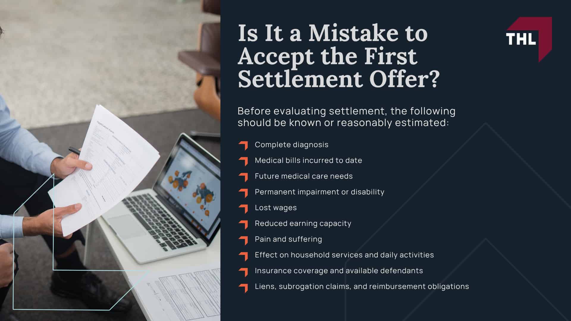 Mistakes to Avoid in a Personal Injury Claim_ Overview; Should You Get Medical Treatment Immediately After an Injury; What Should You Say About Fault After an Accident; Should You Talk to the Insurance Adjuster; Why Can Social Media Hurt a Personal Injury Claim; Is It a Mistake to Accept the First Settlement Offer