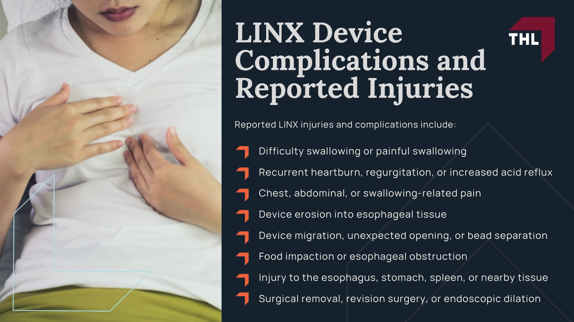 LINX Reflux Device Lawsuit Overview; LINX Device Complications and Reported Injuries