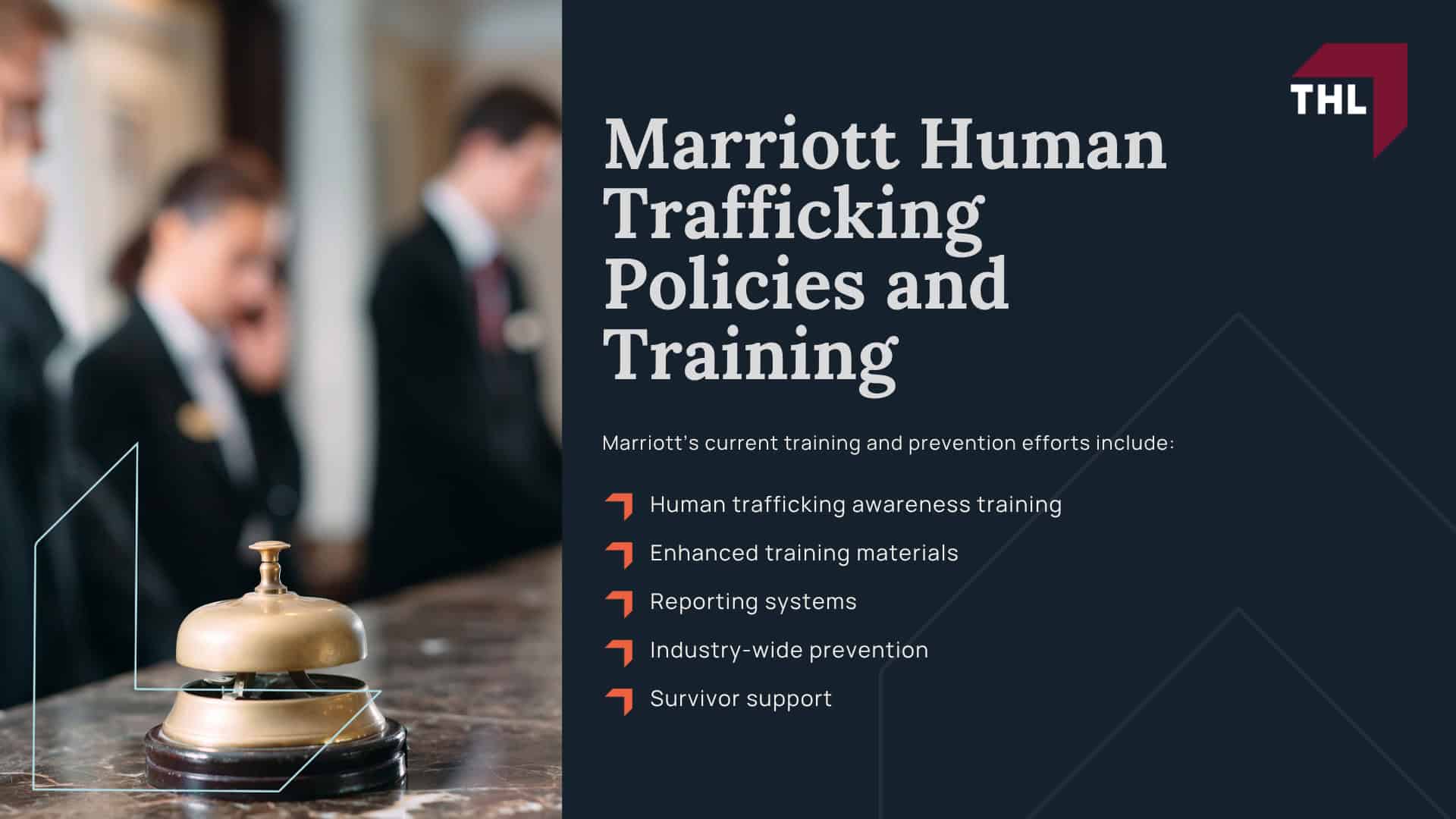 Marriott Human Trafficking Lawsuit Overview; Marriott Hotels Ownership and Franchise Structure Explained; Can Marriott Be Liable for Trafficking at a Franchised or Managed Marriott Hotel; What Evidence May Be Relevant in Lawsuits Involving Hotel Human Trafficking; Marriott Human Trafficking Policies and Training