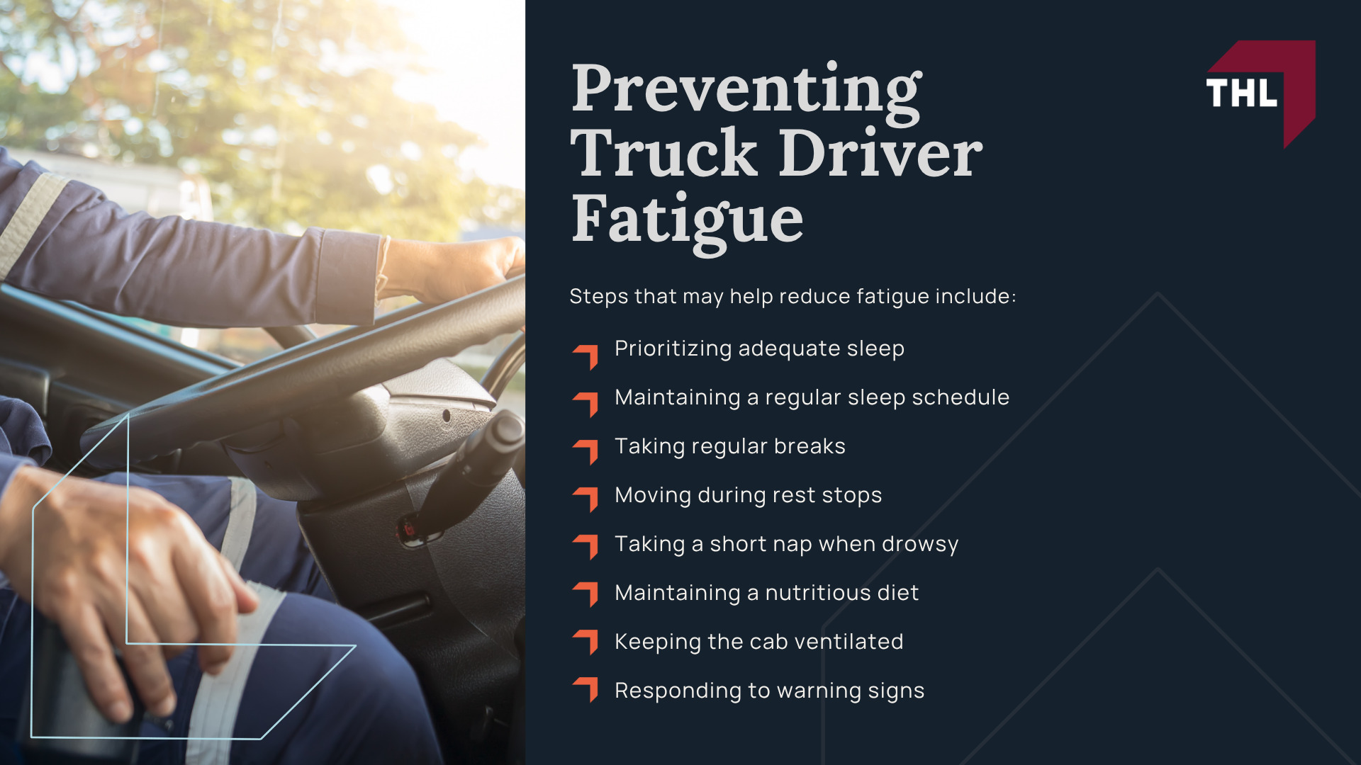 What Are Hours-of-Service Rules; What is the FMCSA and Why Does It Regulate Truck Driver Fatigue; How Fatigue Affects Truck Drivers; Common Causes of Truck Driver Fatigue; Preventing Truck Driver Fatigue