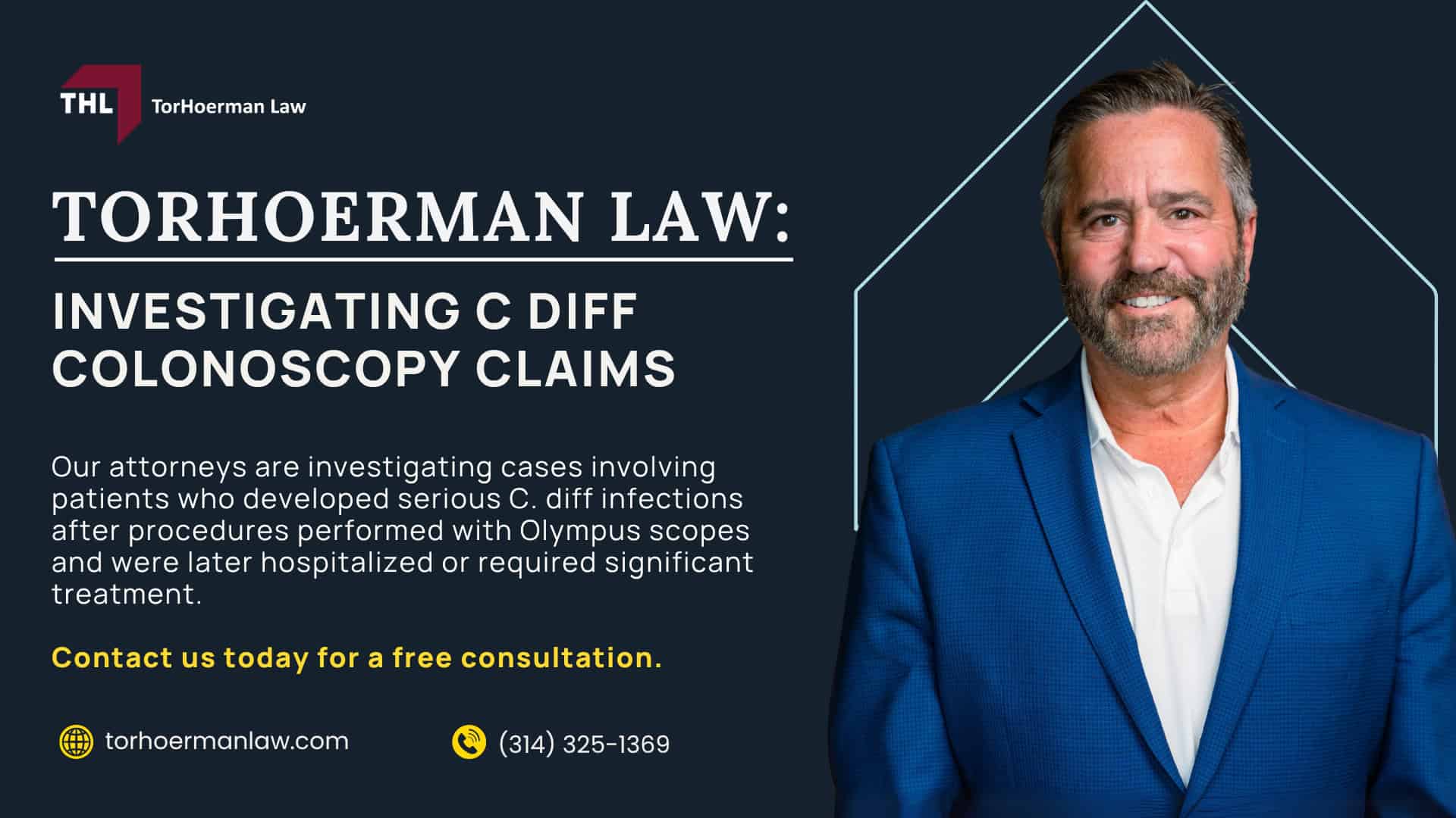 What Is C Diff and How Does It Develop; Common Risk Factors for C Diff Infection; How Can C Diff Develop After a Colonoscopy; Colonoscope Reprocessing and Infection Risk; Olympus Colonoscopes and Infection Concerns; Do You Qualify to File a C Diff Colonoscopy Lawsuit; Evidence in C Diff Colonoscopy Claims; Potential Compensation in a C Diff Colonoscopy Lawsuit; TorHoerman Law_ Investigating C Diff Colonoscopy Claims