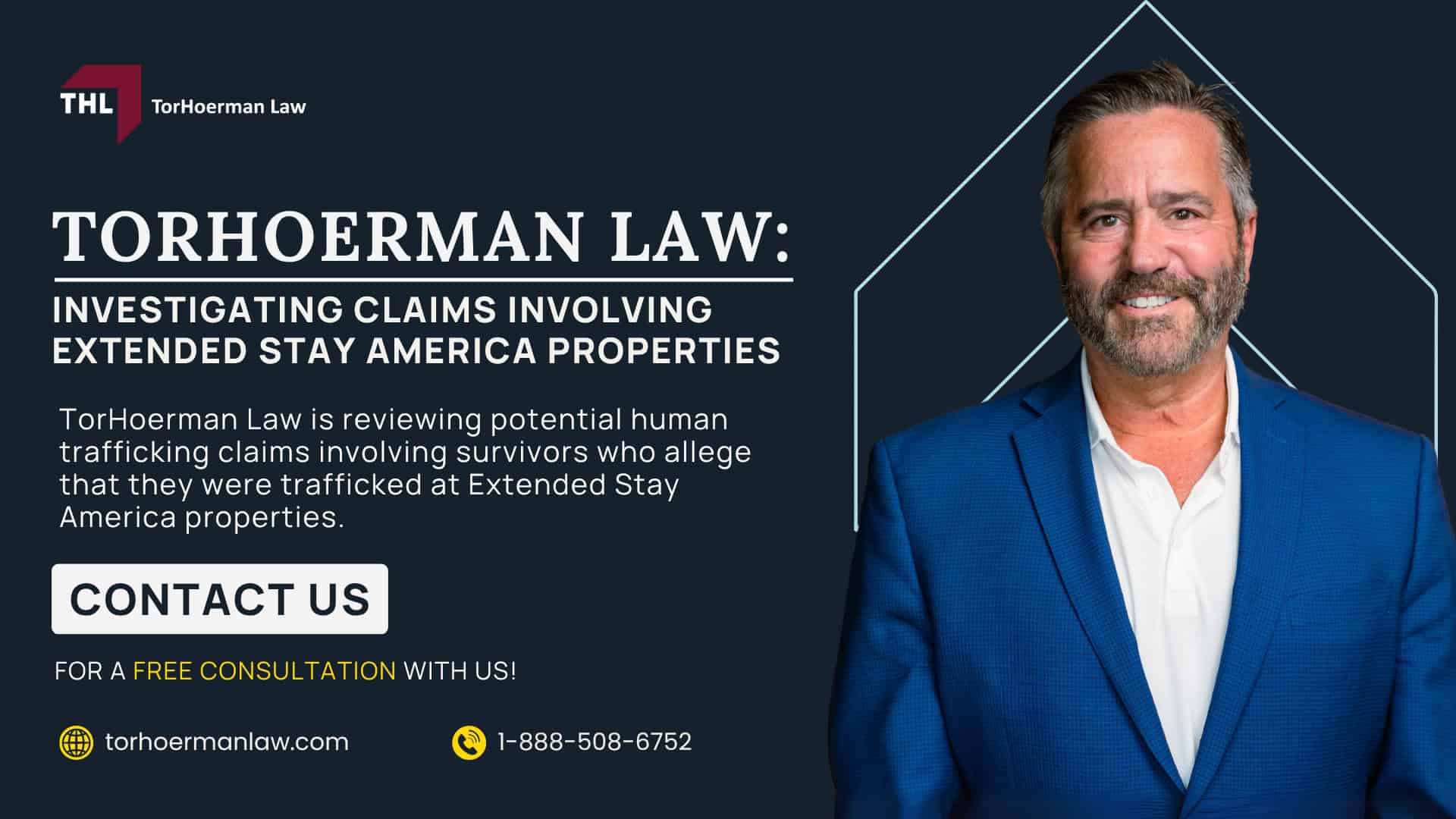 Extended Stay America Human Trafficking Lawsuit Overview; Who Owns Extended Stay America; Can Extended Stay America Owners or Managers Be Liable Separately From a Franchisor; What Evidence May Be Relevant in Lawsuits Involving Extended Stay America Properties; Extended Stay America Human Trafficking Policies and Prevention Efforts; Do You Qualify to File a Human Trafficking Lawsuit Involving an Extended Stay America Property; TorHoerman Law_ Investigating Claims Involving Extended Stay America Properties