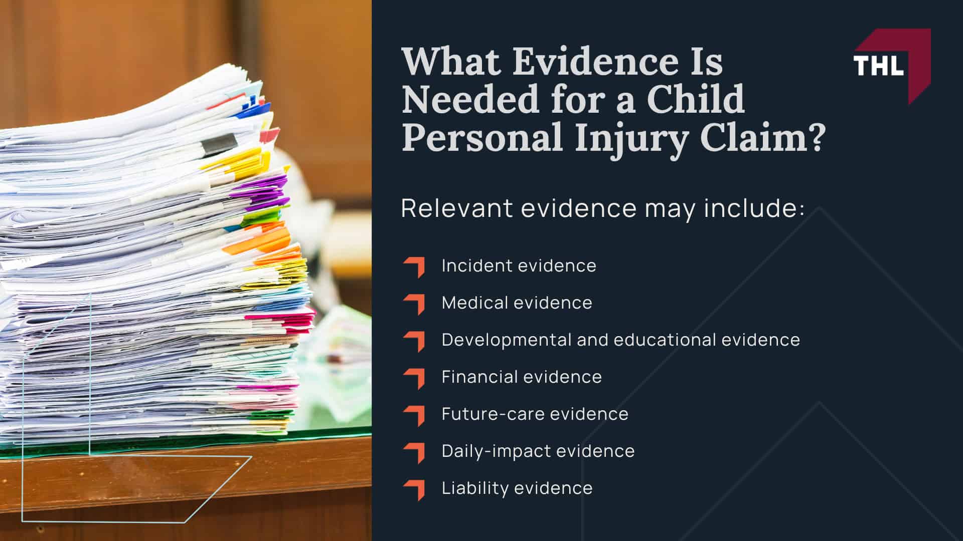 What Is a Child Personal Injury Claim; Who Can File a Personal Injury Claim for a Child; What Types of Accidents Lead to Child Personal Injury Claims; What Must Be Proven in a Child Personal Injury Lawsuit; What Evidence Is Needed for a Child Personal Injury Claim