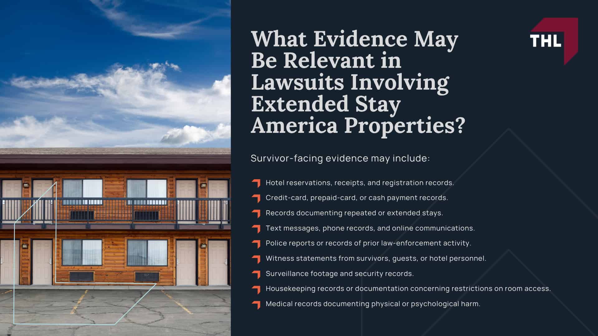 Extended Stay America Human Trafficking Lawsuit Overview; Who Owns Extended Stay America; Can Extended Stay America Owners or Managers Be Liable Separately From a Franchisor; What Evidence May Be Relevant in Lawsuits Involving Extended Stay America Properties